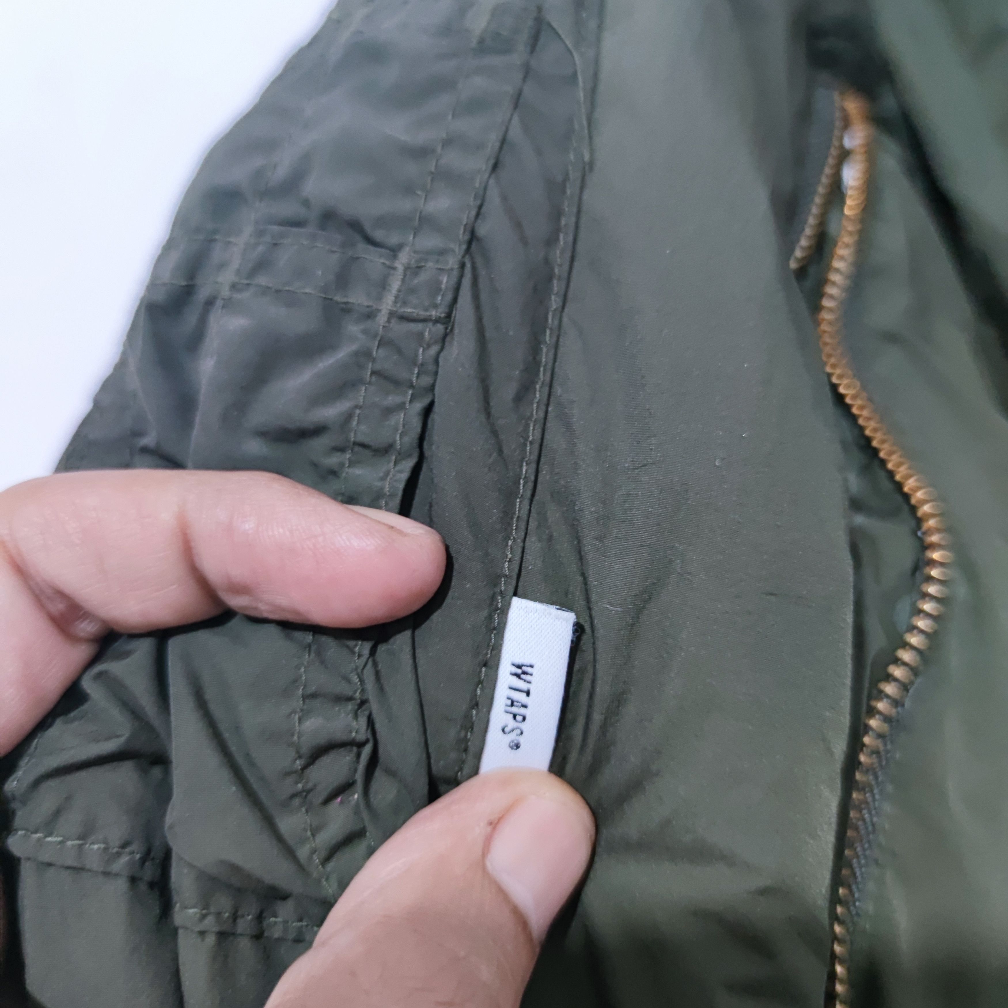 Vintage × Wtaps Bomber Jacket Dark Green Size US M / EU 48-50 / 2 - 12 Thumbnail