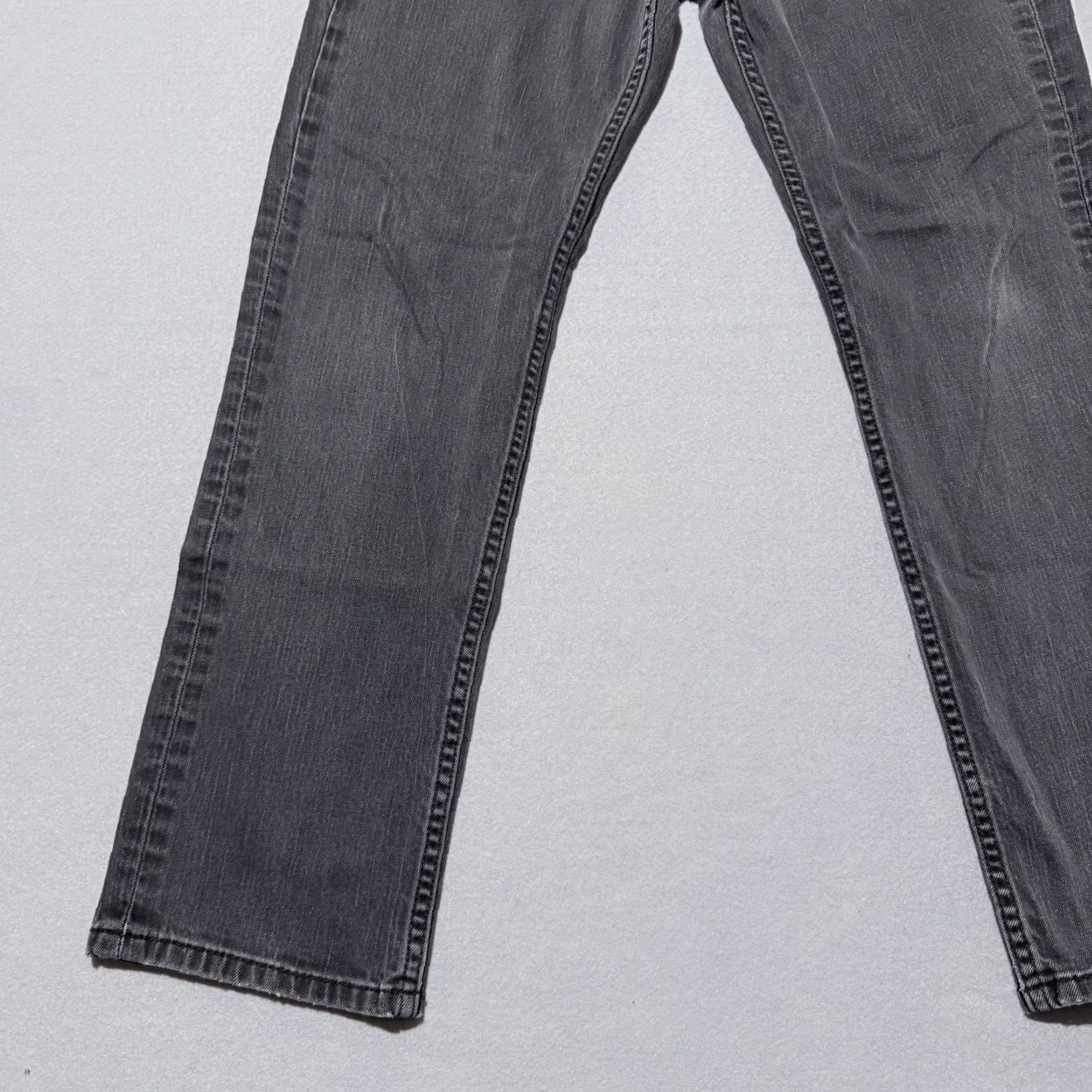 Levi's Levi's 514 Jeans Men Gray Denim Mid Rise Straight Pockets 32x30 Jeans Size US 32 / EU 48 - 5 Thumbnail
