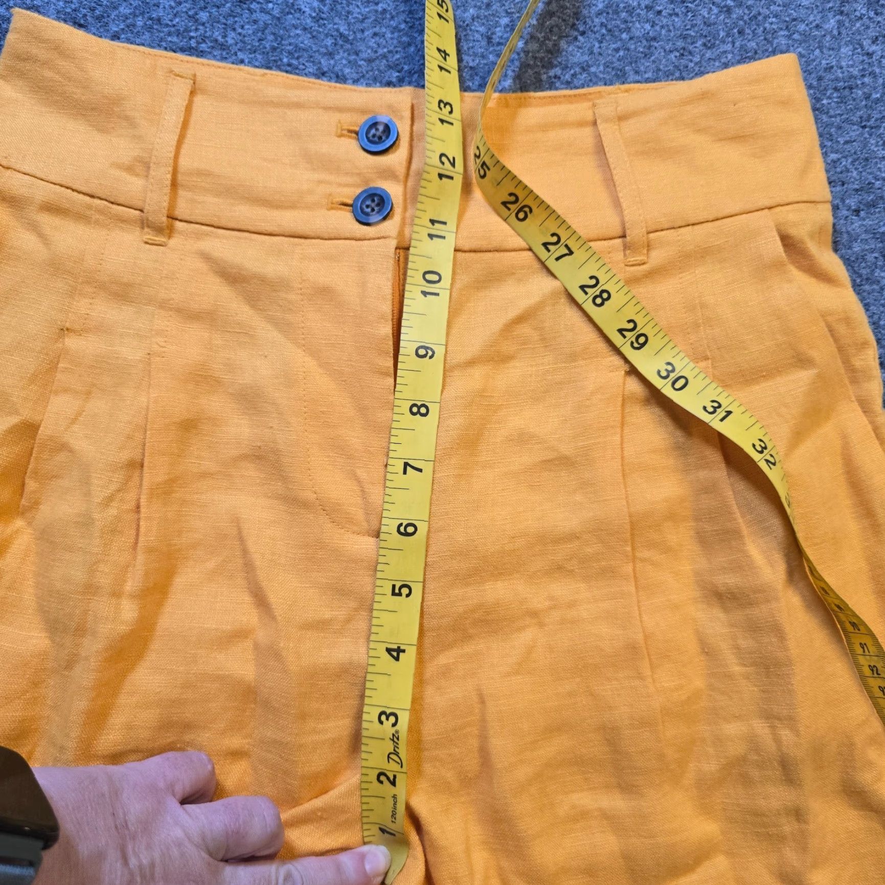 Boden Boden Pants Womens Size 4 Orange Linen Tapered Cuffed Pleated Casual Pants Womens Size 4 Orange Linen Tapered Cuffed Pleated Casual Size 27" / US 4 / IT 40 - 7 Thumbnail