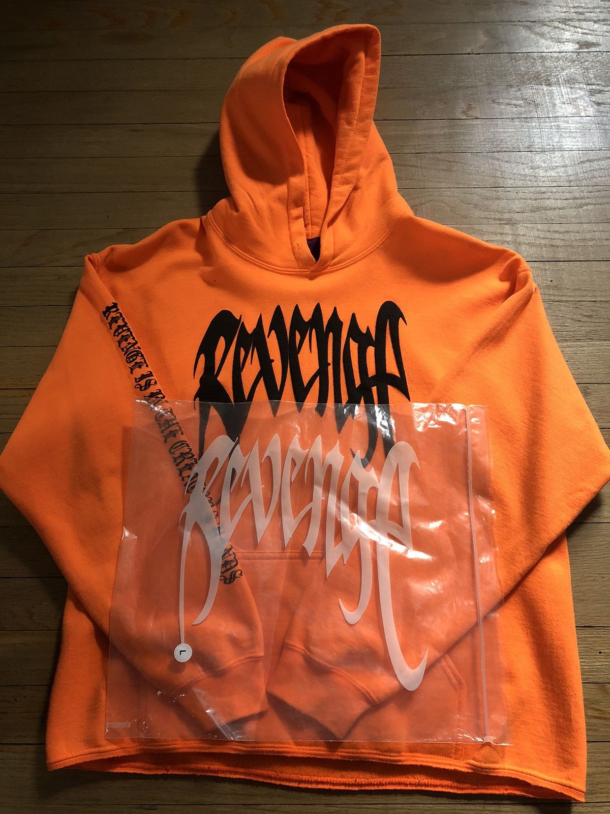 Revenge discount hoodie orange