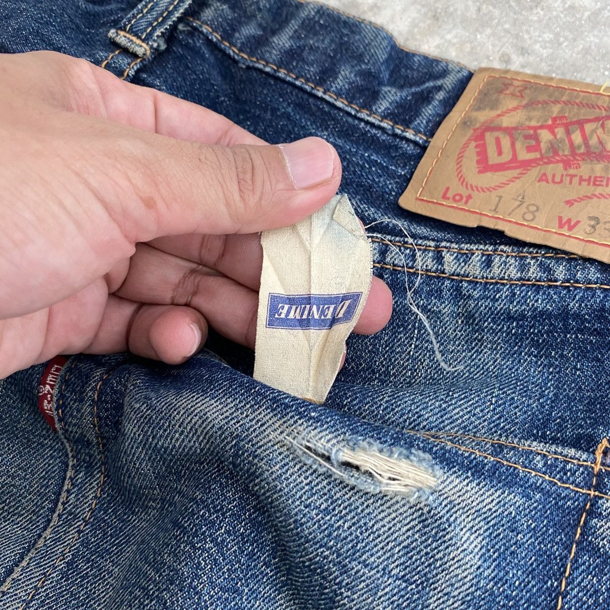 Denime Vintage 90’s Denime Japan Faded Blue Selvedge Jeans Size US 32 / EU 48 - 18 Thumbnail