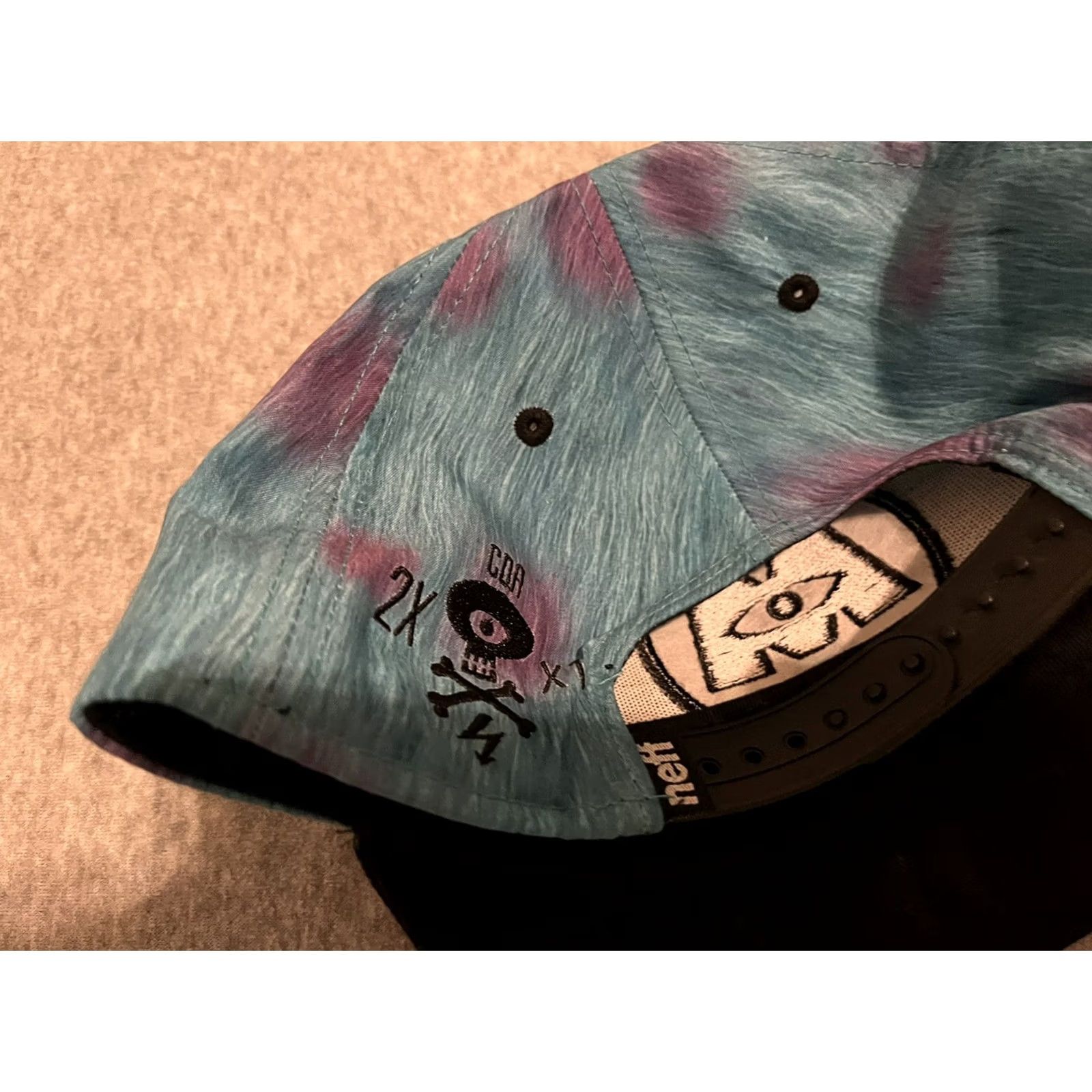 Disney Neff Monsters Inc. Sully CDA Snapback Hat Cap Adjustable Multicolor Baseball Cap Unisex Adults Size Adjustable Size ONE SIZE - 2 Thumbnail
