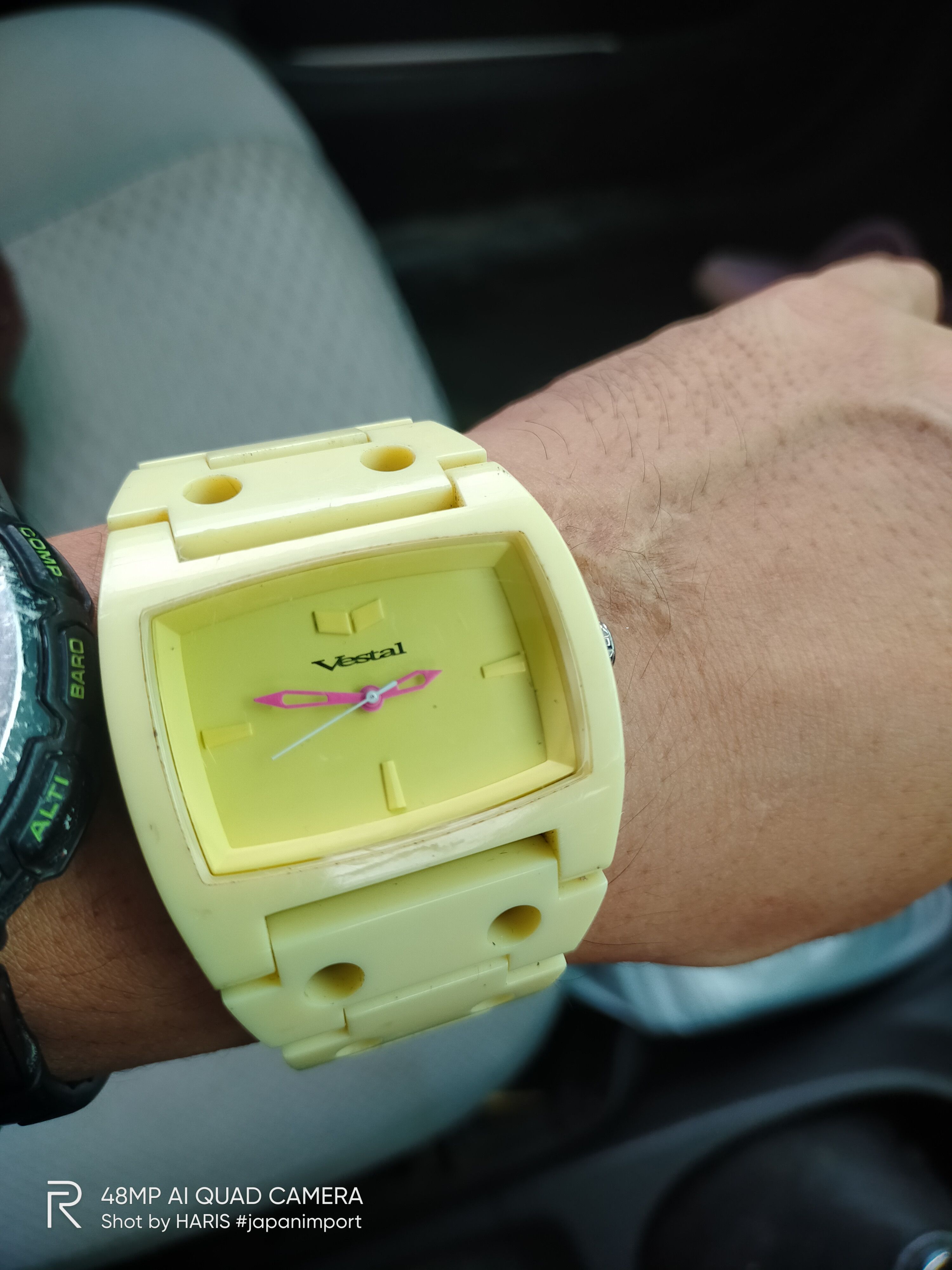 Japanese Brand VESTAL 💥 Vintage Watch FULL YELLOW (Japan Engine) Size ONE SIZE - 1 Thumbnail