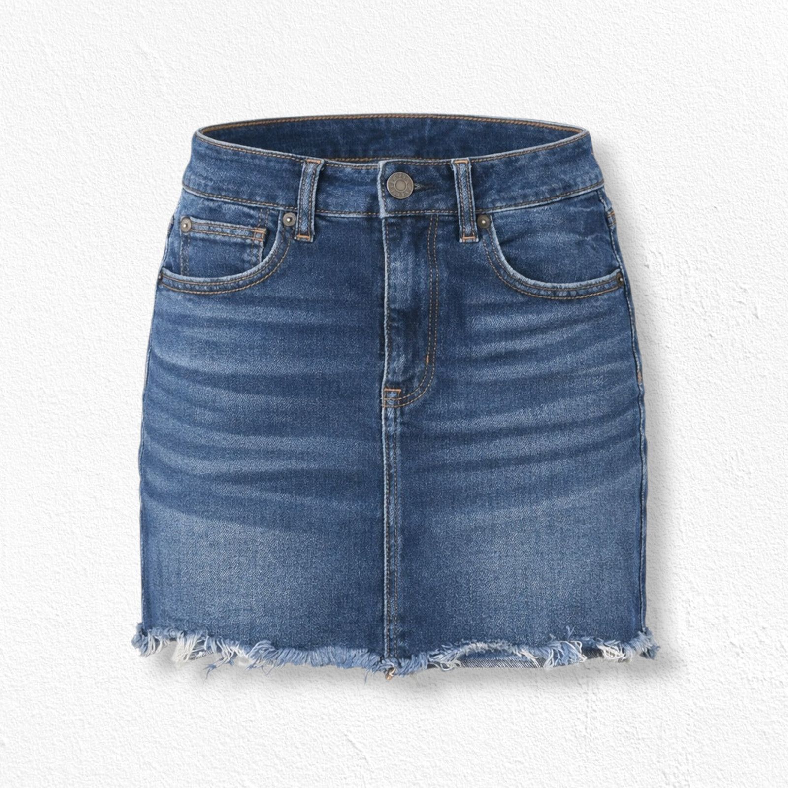 American Eagle Outfitters American Eagle Hi Rise Denim Mini Skirt Size 6 Size 28" / US 6 / IT 42 - 1 Thumbnail