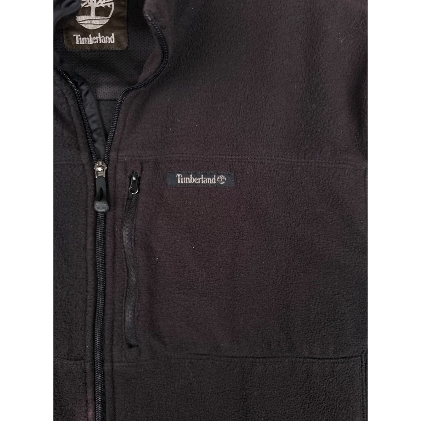 Timberland Timberland Jacket Men Extra Large Black Full Zip Mock Neck 100% Polyester Read Size US L / EU 52-54 / 3 - 6 Thumbnail