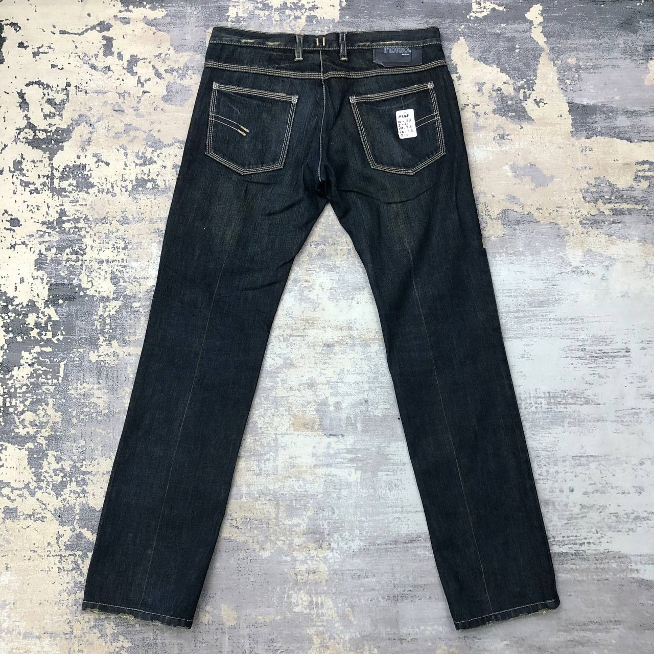 Indigo P248 INDIGO X NEIL BARRETT SKINNY JEANS Size US 33 - 2 Thumbnail