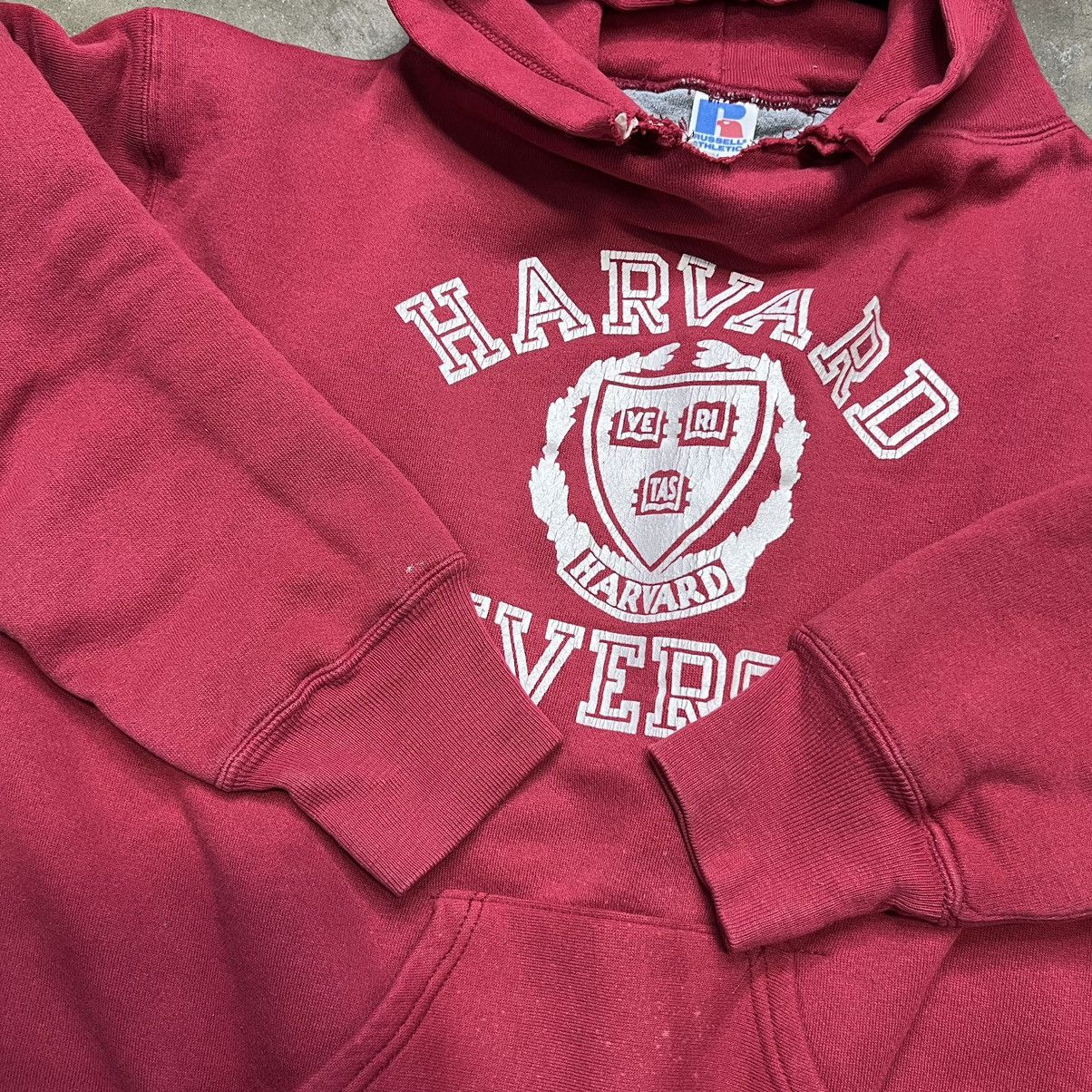 Russell Athletic Vintage 80s Harvard Russell Athletic Double Face Hoodie USA Size US M / EU 48-50 / 2 - 9 Thumbnail