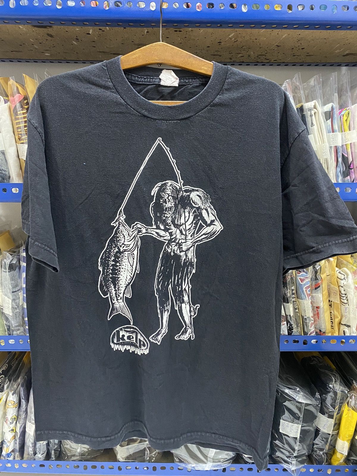 Vintage KELP CLOTHING TSHIRT Size US L / EU 52-54 / 3 - 1 Thumbnail