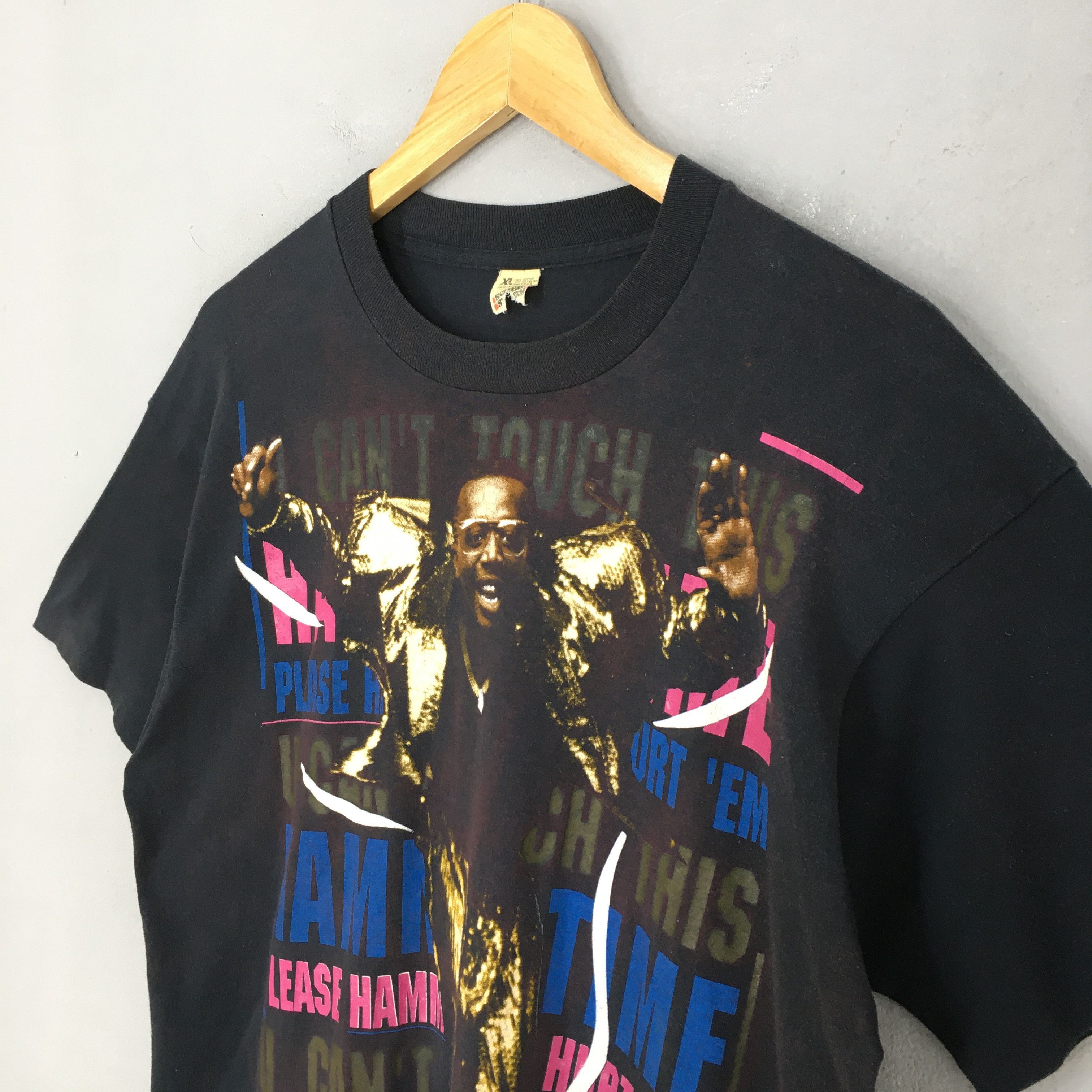 Rap Tees × Vintage Vintage 90's Mc Hammer Rap Hip Hop T-Shirt XLarge Size US XL / EU 56 / 4 - 4 Thumbnail