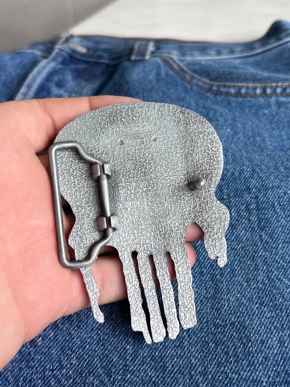 Designer × Other The punisher Belt Buckle Steel Metal vintage gray Size ONE SIZE - 6 Thumbnail