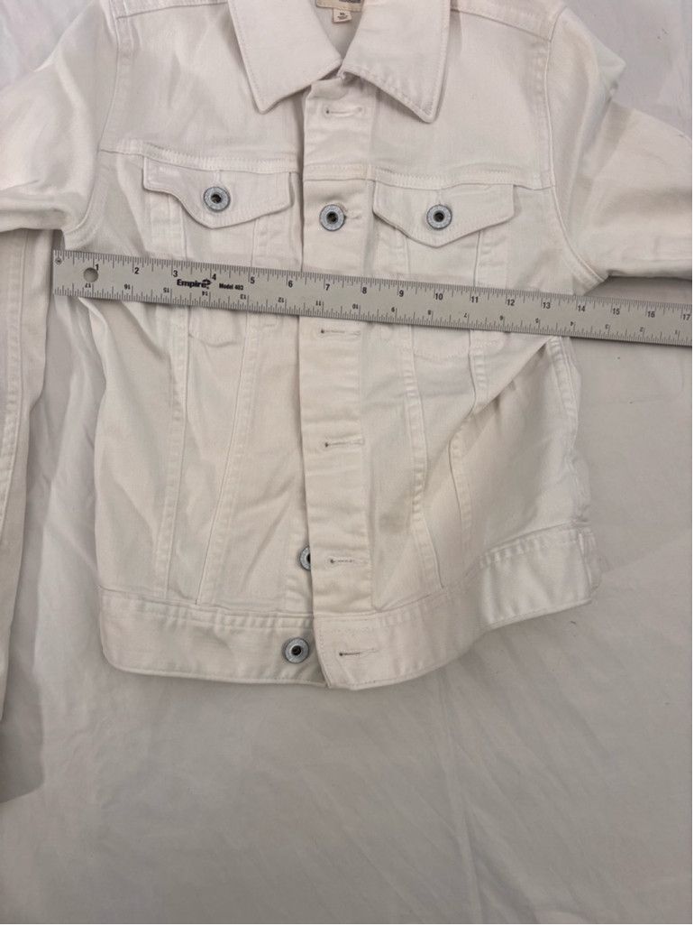 AG Adriano Goldschmied Women's AG Adriano Goldschmied Denim Jacket XS White Size XXS / US 00 / IT 34 - 5 Thumbnail