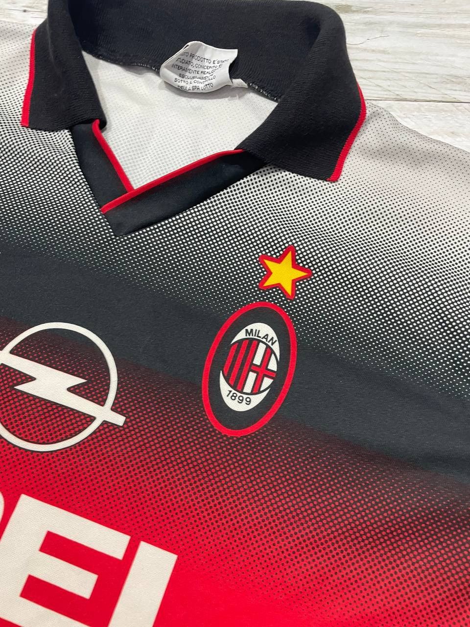 Lotto Sport Lotto AC Milan 1995 1996 Training Shirt Soccer Jersey Size US XL / EU 56 / 4 - 7 Thumbnail