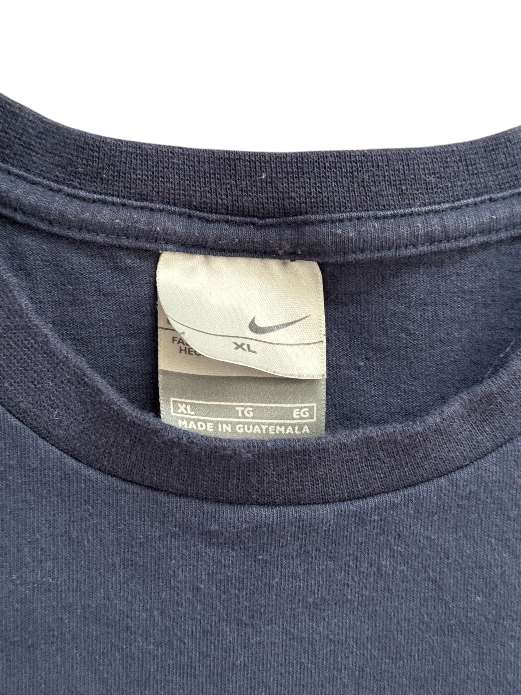 Vintage Nike Vintage Y2K / 90s Just Do It Navy Long Sleeve Size US XL / EU 56 / 4 - 6 Thumbnail