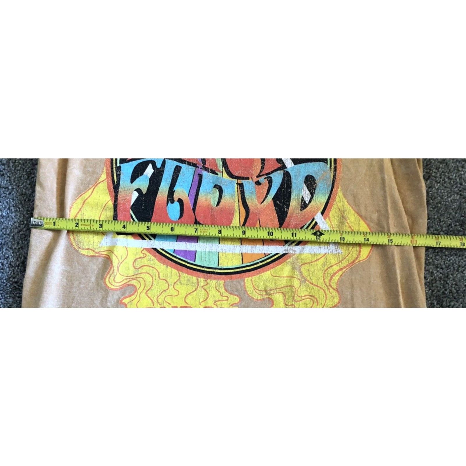 Vintage VINTAGE Pink Floyd London 1973 T Shirt XS Men Orange 70s Music Hippie Hipster London Shirt Size US XS / EU 42 / 0 - 5 Thumbnail