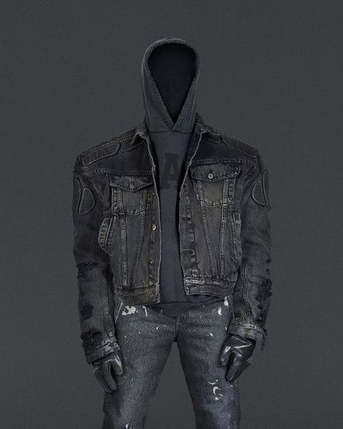 Balenciaga × Gap × Yeezy YGEBB Padded Denim Jacket Size US L / EU 52-54 / 3 - 2 Thumbnail