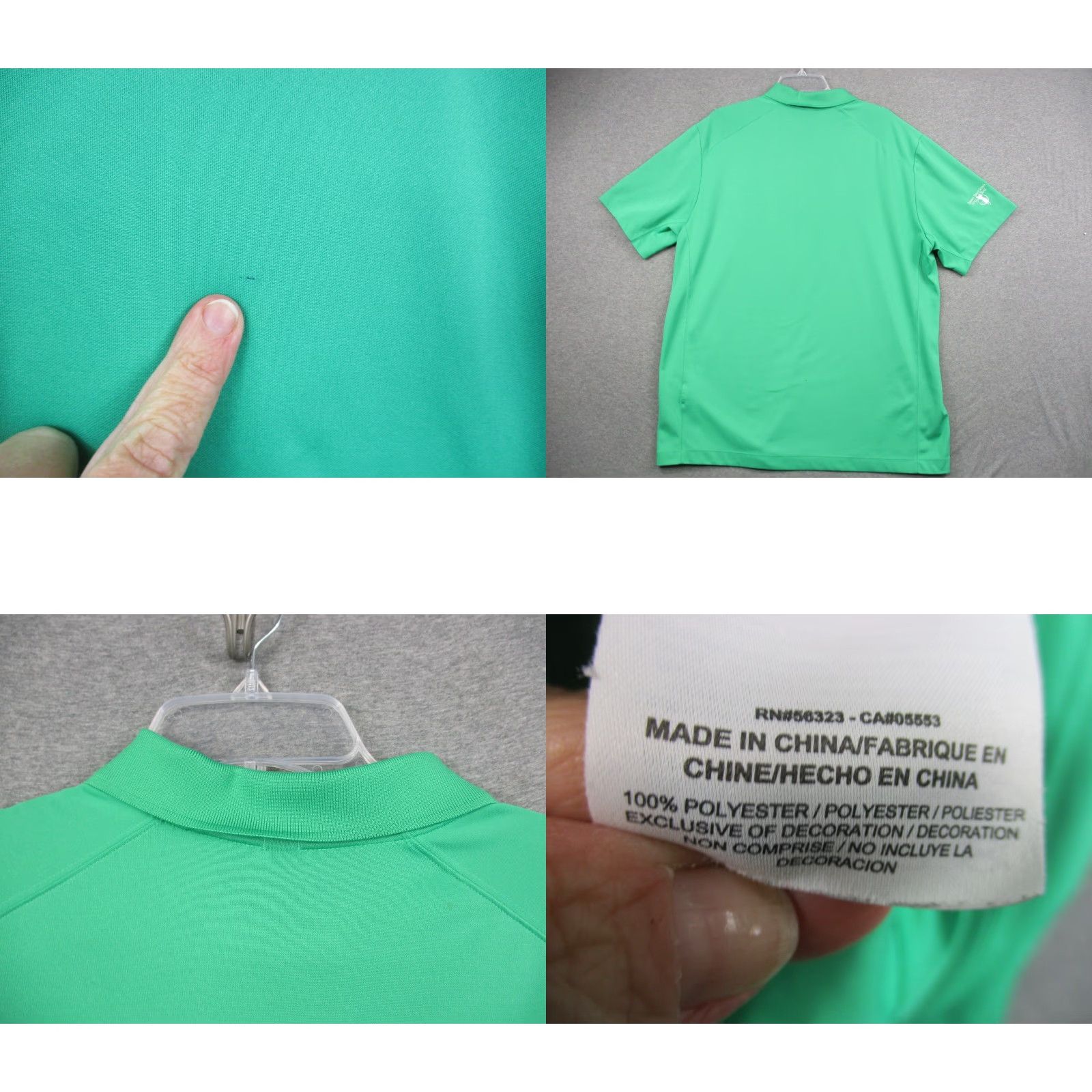 Nike Nike Polo Shirt Mens XL Green Short Sleeve Performance Golf Ross Bridge Size US XL / EU 56 / 4 - 8 Thumbnail