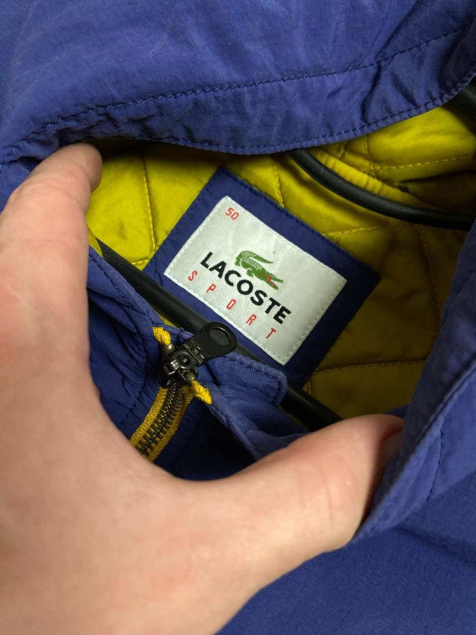 Lacoste Black Lacoste Sportswear Jacket collar Size US M / EU 48-50 / 2 - 2 Thumbnail