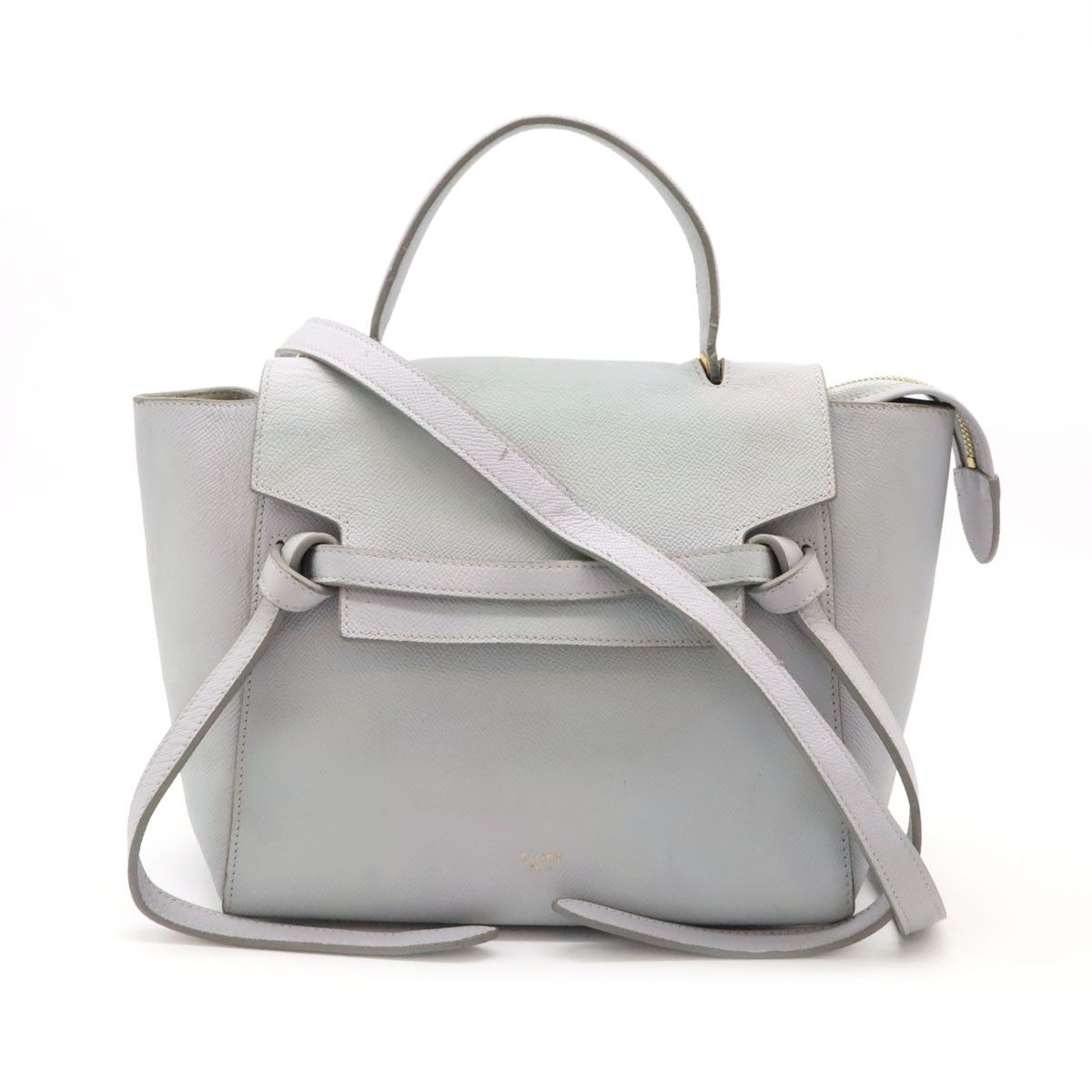 Celine Celine Leather Belt Bag 2Way Handbag 189153 Leather Shoulder Bag 189153 in Blue, Women's