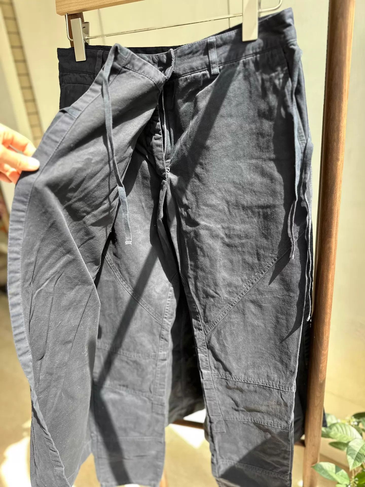 Dries Van Noten DVN Designer Runway Cotton Trousers 38 (95 New) Size 26" / US 2 / IT 38 - 4 Thumbnail