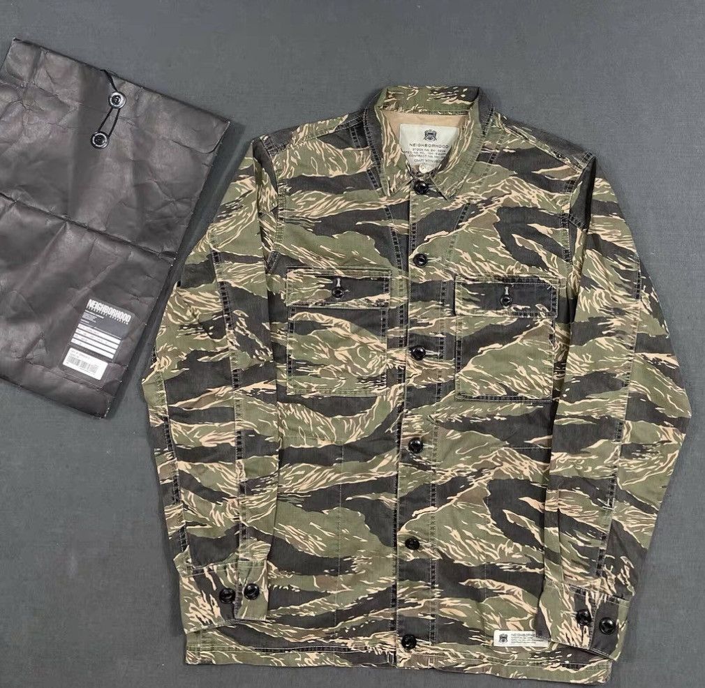 Neighborhood NEIGHBORHOOD NBHD BDU TIGER / C-SHIRT Tiger Camo Jacket J16 Size US M / EU 48-50 / 2 - 1 Thumbnail