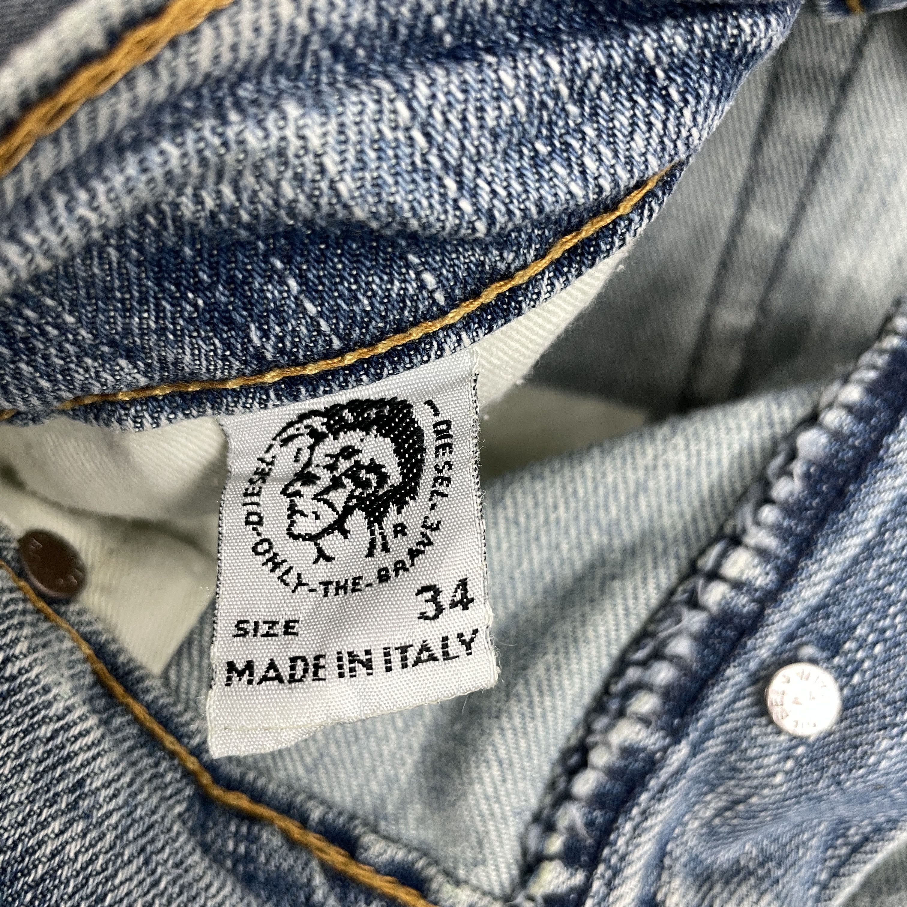 Designer × Diesel × Vintage Vintage Diesel Distressed Punk Style-wc300 Size US 35 - 8 Thumbnail