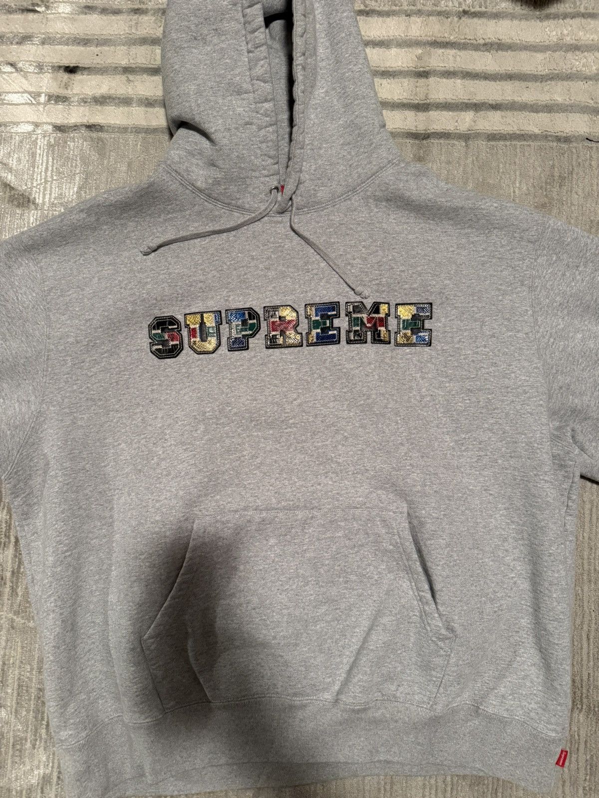 Supreme Supreme Collegiate patchwork hoodie Size US XL / EU 56 / 4 - 1 Thumbnail