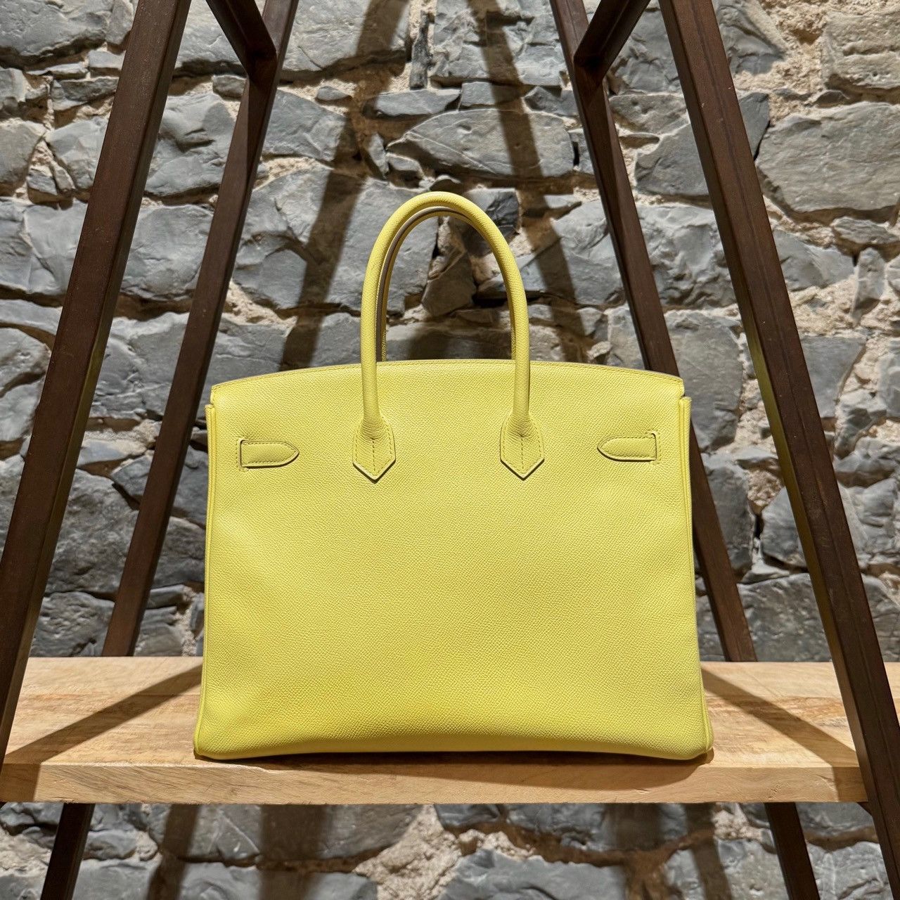 Hermes Hermès Soufre Yellow Epsom PHW Birkin 35 Bag Size ONE SIZE - 5 Thumbnail