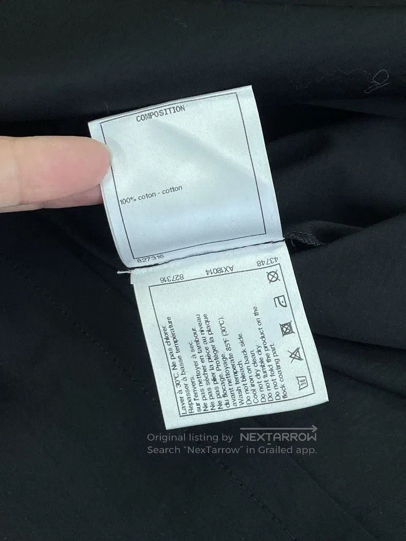 Chanel Chanel Black letter T-shirt with short sleeves Size XXS / US 00 / IT 34 - 7 Thumbnail