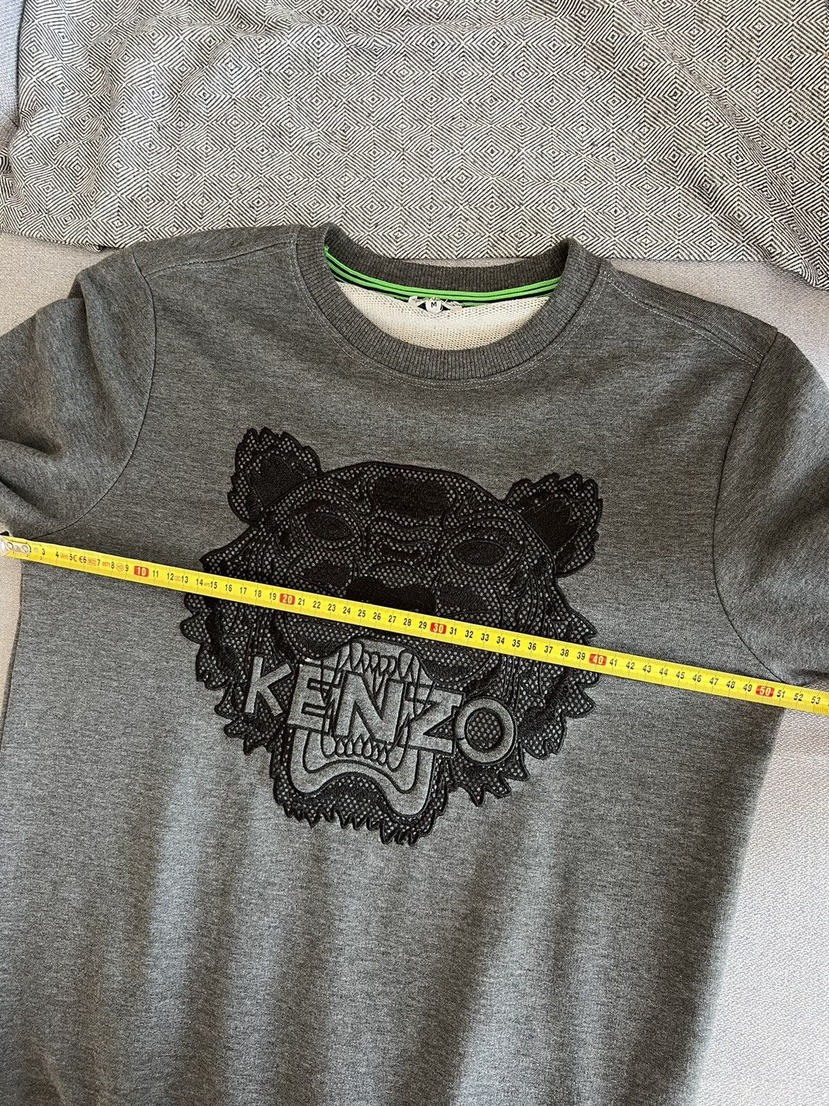 Kenzo 🔥 Kenzo big logo dark grey sweatshirt mens S Size US S / EU 44-46 / 1 - 6 Thumbnail