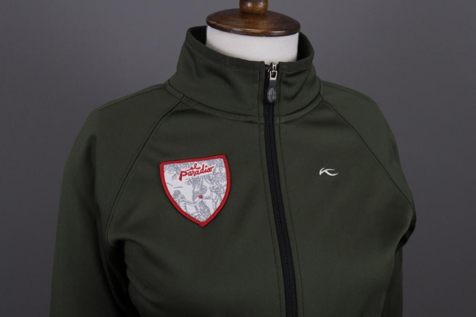 KJUS Girls Kjus Green Soft Shell Ski Fleece Jacket Size L Size L / US 10 / IT 46 - 6 Thumbnail