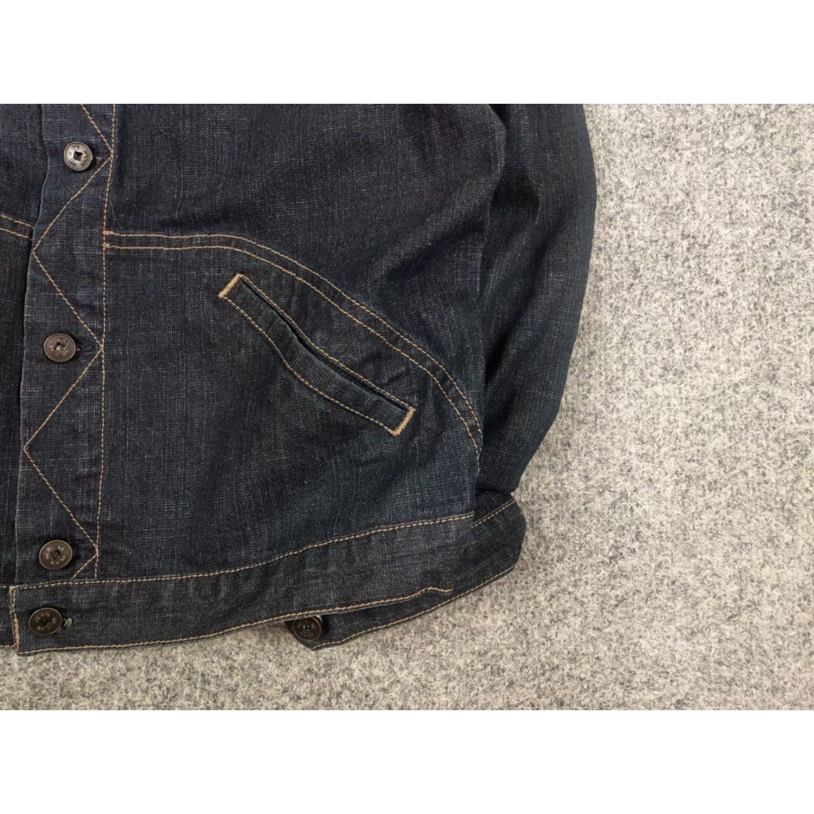 Vintage Marithe Francois Girbaud Denim Jacket Vintage Pocket fur collar Jacket Size M / US 6-8 / IT 42-44 - 7 Thumbnail