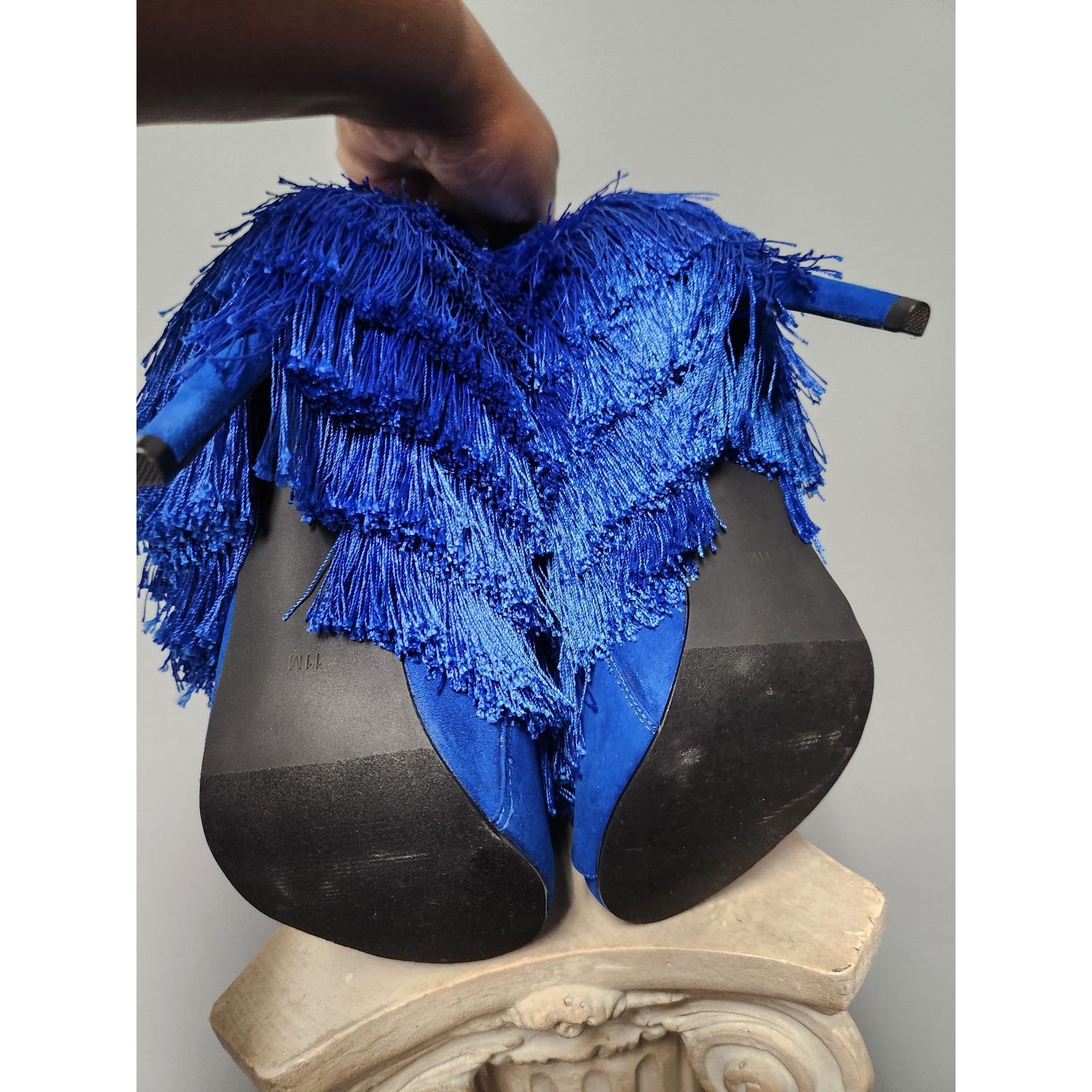 Mambo NWOT Mambo Fringe Heels in Blue 11 Size US 11 / IT 41 - 4 Thumbnail