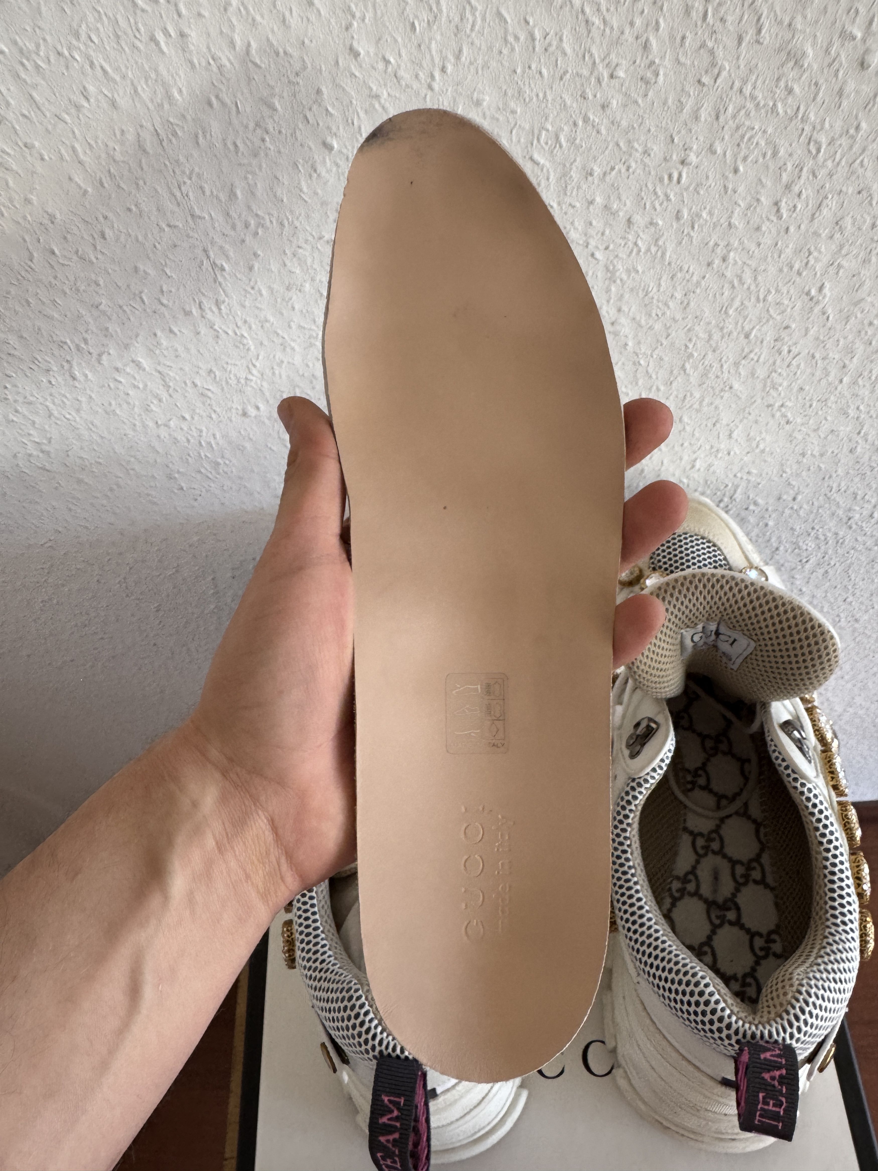 Gucci Flashtrek Sneaker with Removable Crystal Strap Size US 12.5 / EU 45-46 - 11 Thumbnail