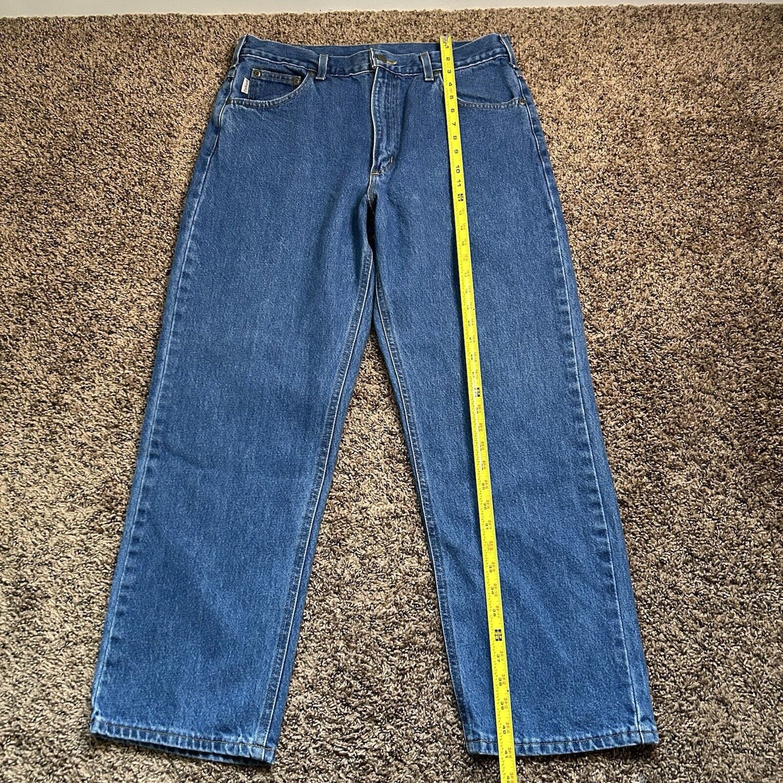 Carhartt Carhartt B160 DST Jeans 36x30 Relaxed Fit Straight Leg Denim Size US 36 / EU 52 - 14 Thumbnail