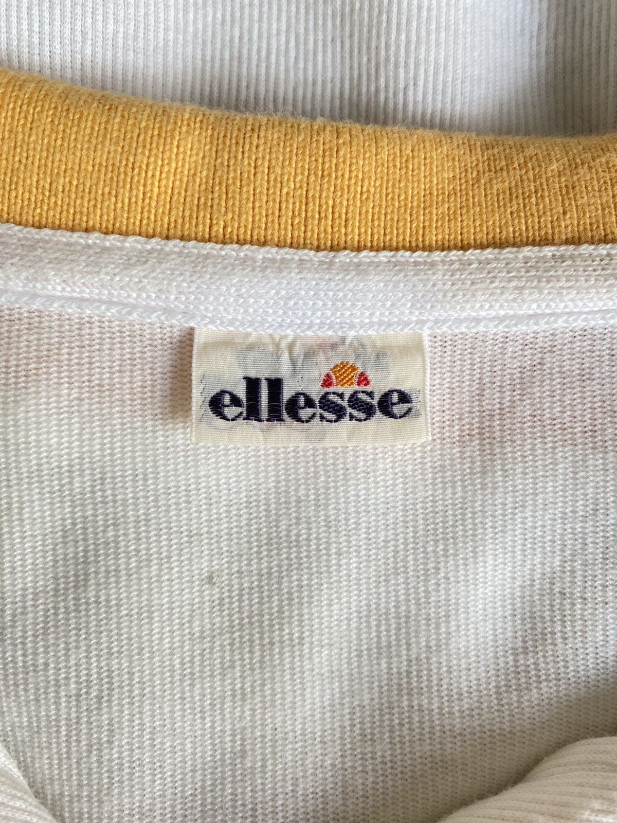 Ellesse Ellesse Orange-Collar Polo Tee with Chest Pattern Size M / US 6-8 / IT 42-44 - 13 Thumbnail