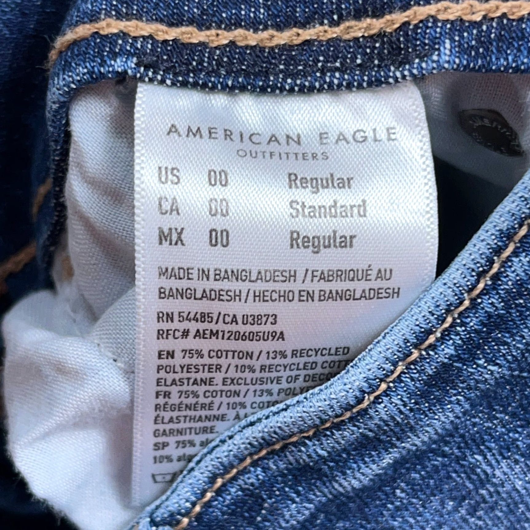 American Eagle Outfitters American Eagle Outfitters Jeans Women 00 High Hi Rise Jegging Distressed 5-Pocket Denim Blue Size 24" / US 00 / IT 34 - 4 Thumbnail