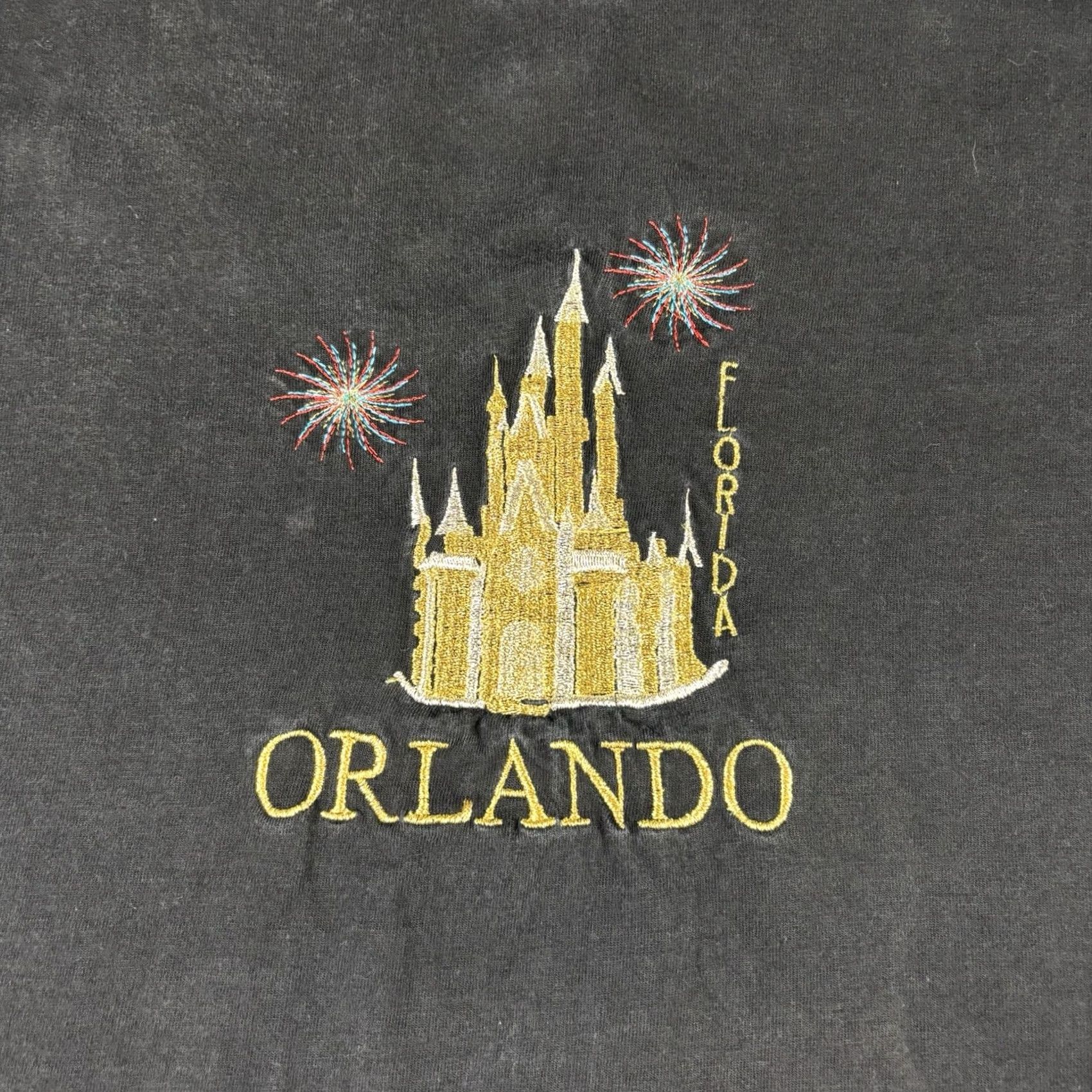 Disney VINTAGE Walt Disney Mickey Mouse T-Shirt XL Black 90s Y2K Men Short Sleeve Crew Neck Cotton Shirt Adults Size US XL / EU 56 / 4 - 3 Thumbnail