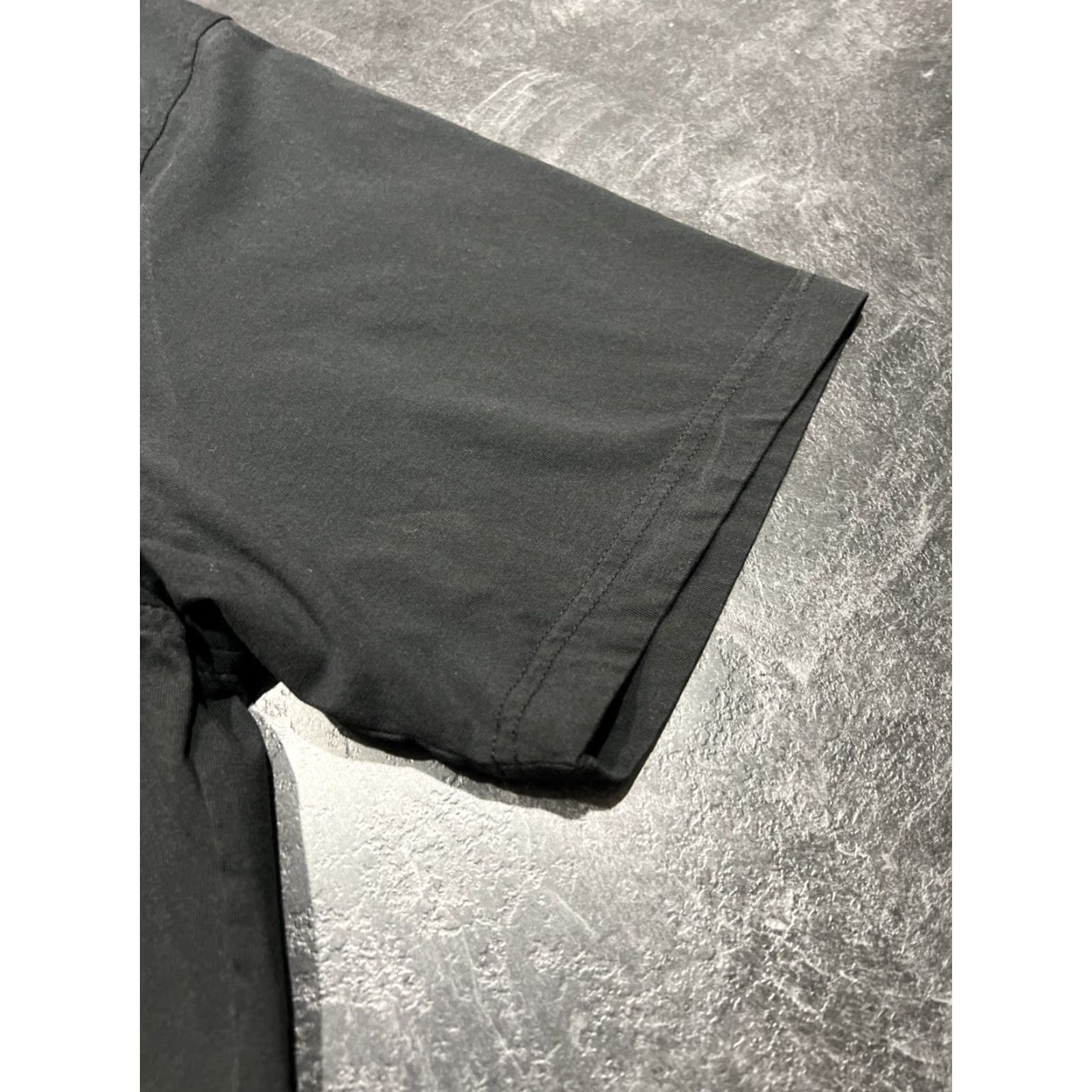 Vintage Alan Flusser Polo Shirt Mens M Black Short Sleeves Collared 100% Cotton Size US M / EU 48-50 / 2 - 2 Thumbnail