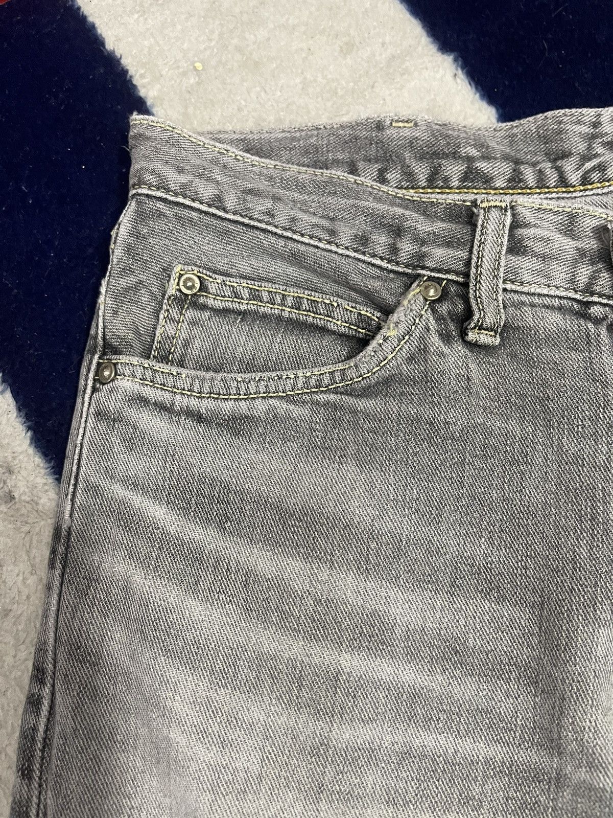 Japanese Brand × Lee Lee Distressed Jeans (14) Size US 32 / EU 48 - 12 Thumbnail