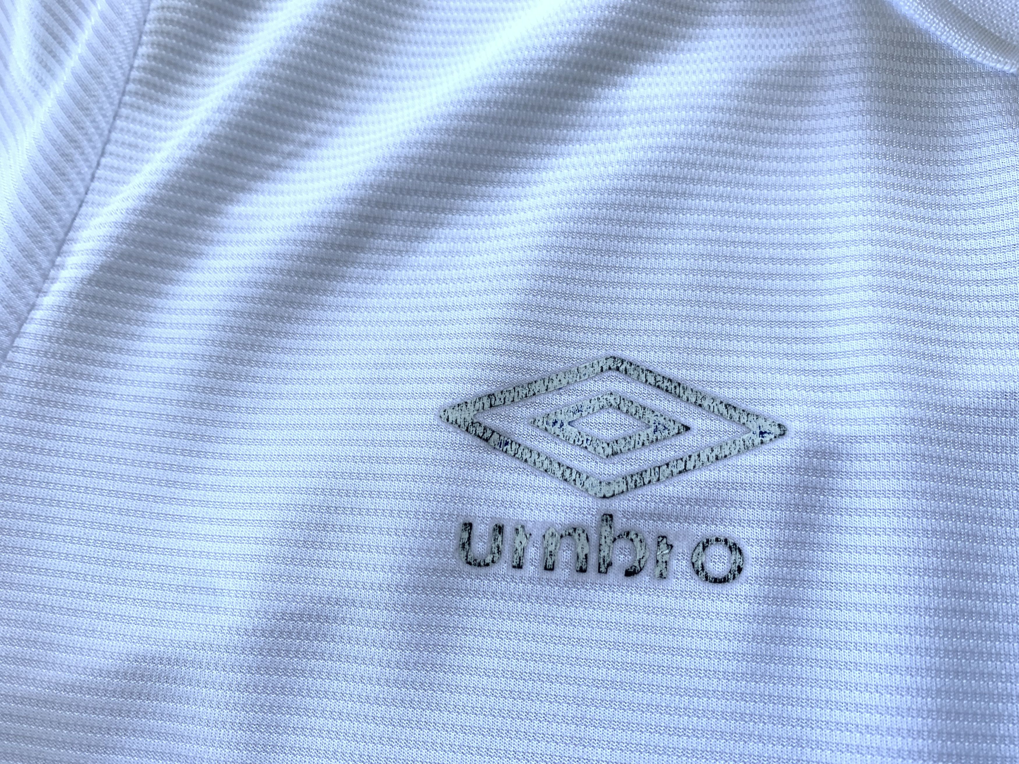 Umbro Everton White Soccer Polo T-Shirt Size US L / EU 52-54 / 3 - 5 Thumbnail