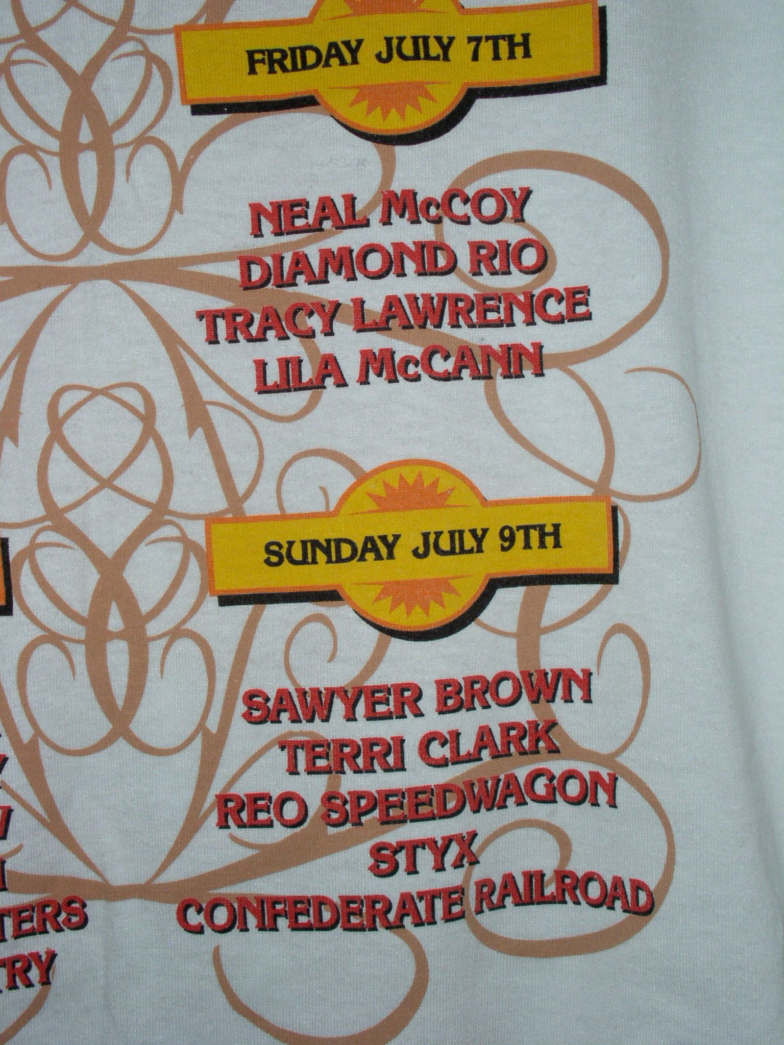 Vintage Brad Paisley Concert Shirt 2005 Country Concert Fort Loramie Size US XXL / EU 58 / 5 - 10 Thumbnail