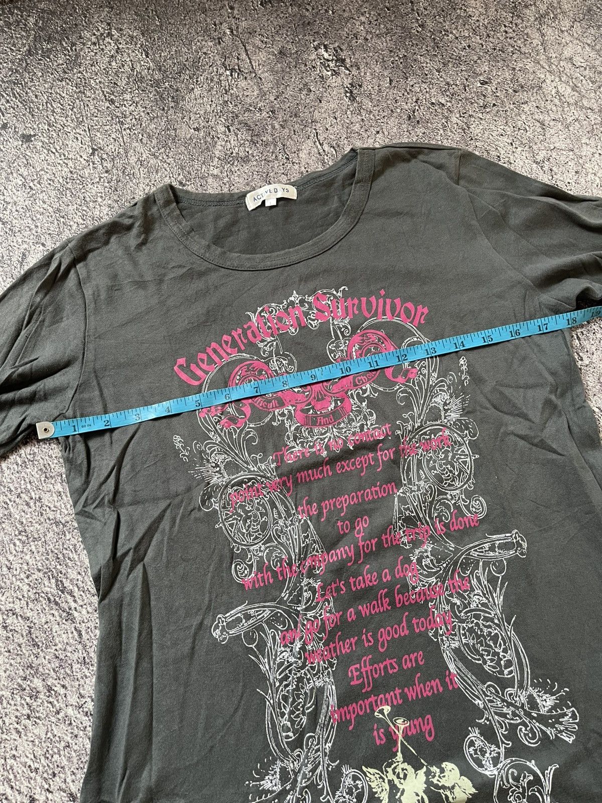 Japanese Brand Y2K Active Days grunge ifsixwasnine longsleeve Size M / US 6-8 / IT 42-44 - 7 Thumbnail