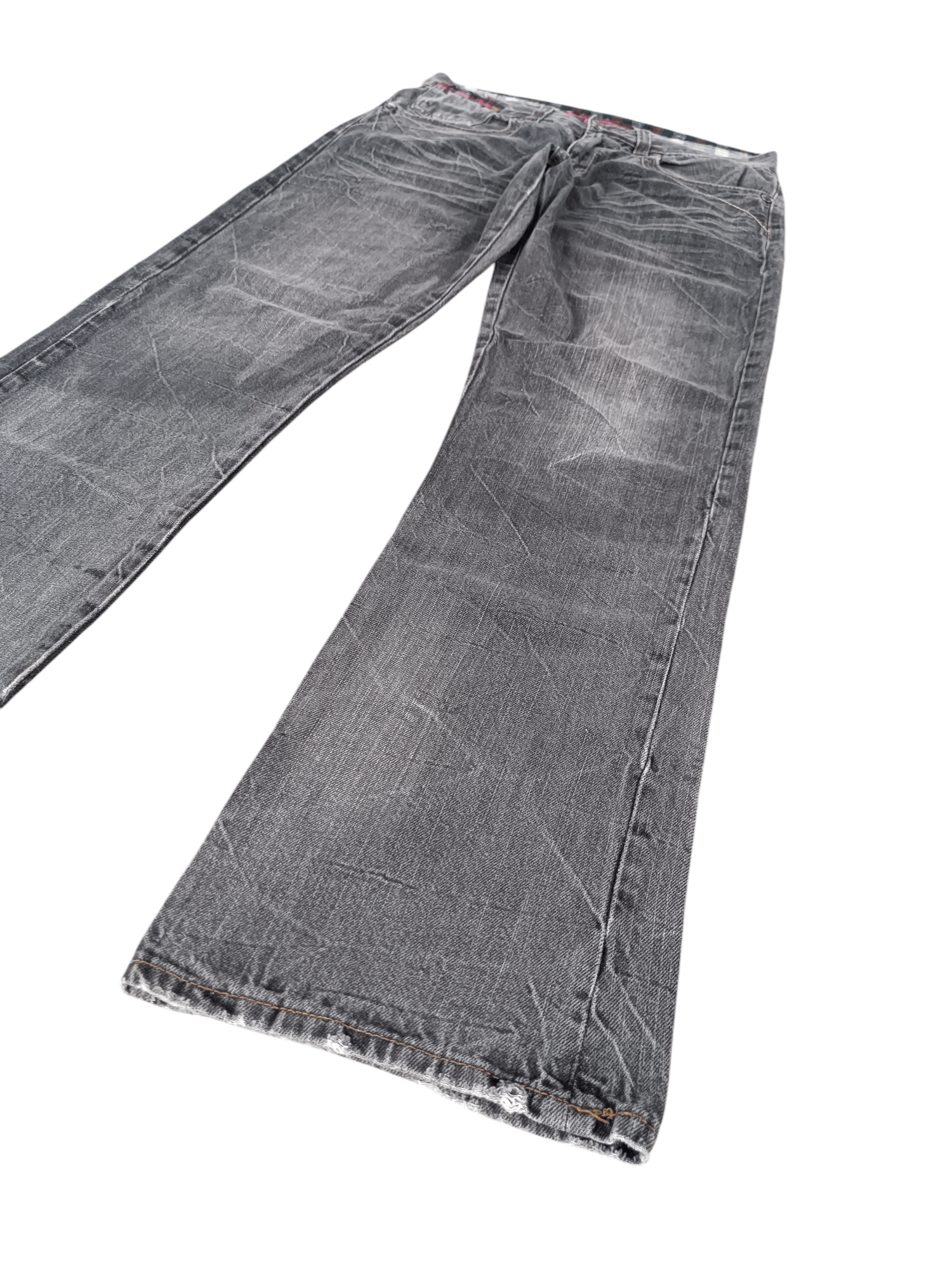 FLARED Jack Serika Embroidery Angel Wing Denim