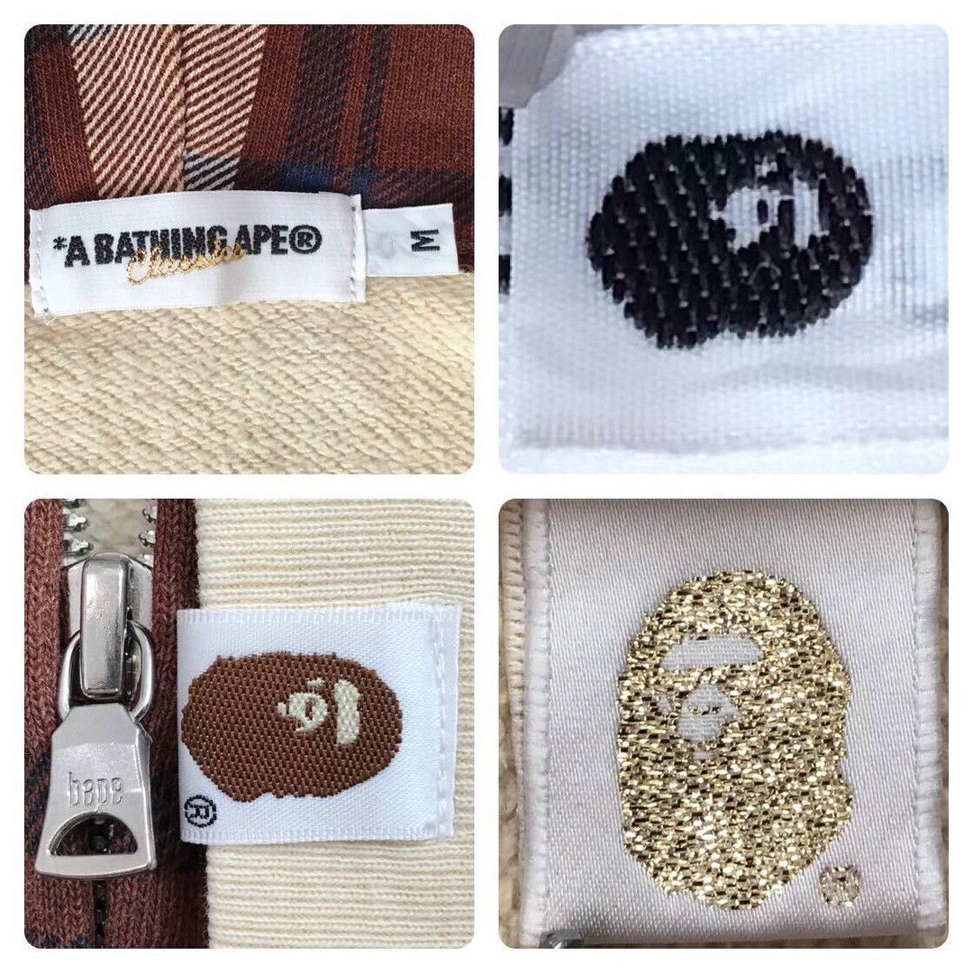 Bape × Nigo NFS limited BAPE Check sharkf ull zip hoodie a bathing ape Size US M / EU 48-50 / 2 - 7 Thumbnail