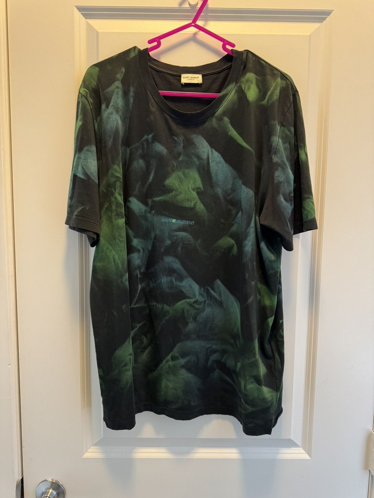 Saint Laurent Rive Gauche Tie Dye Tee
