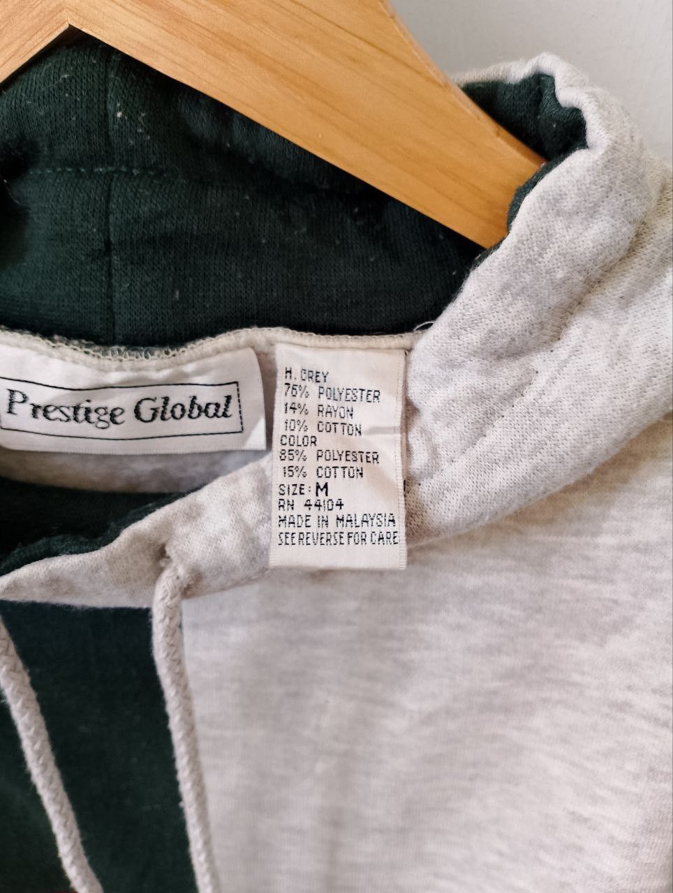 Vintage Vintage PRESTIGE GLOBAL Colour Block Rayon Sweatshirt Size US M / EU 48-50 / 2 - 8 Thumbnail