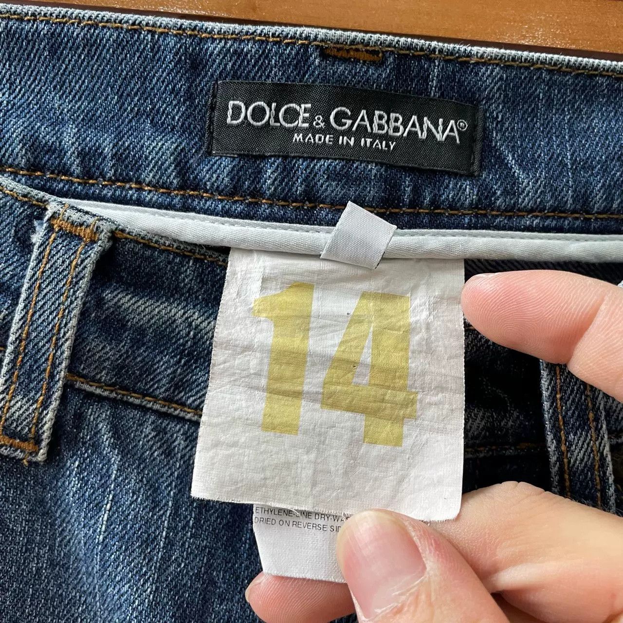 Dolce & Gabbana Dolce & Gabbana Blue Washed Distressed Jeans Size US 28 / EU 44 - 4 Thumbnail