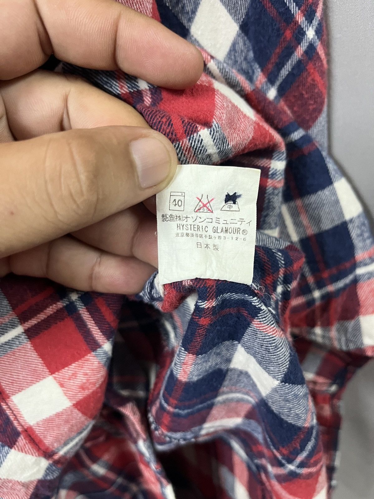 Hysteric Glamour × Japanese Brand Hysteric glamour blouse colour plaid Size S / US 4 / IT 40 - 10 Thumbnail