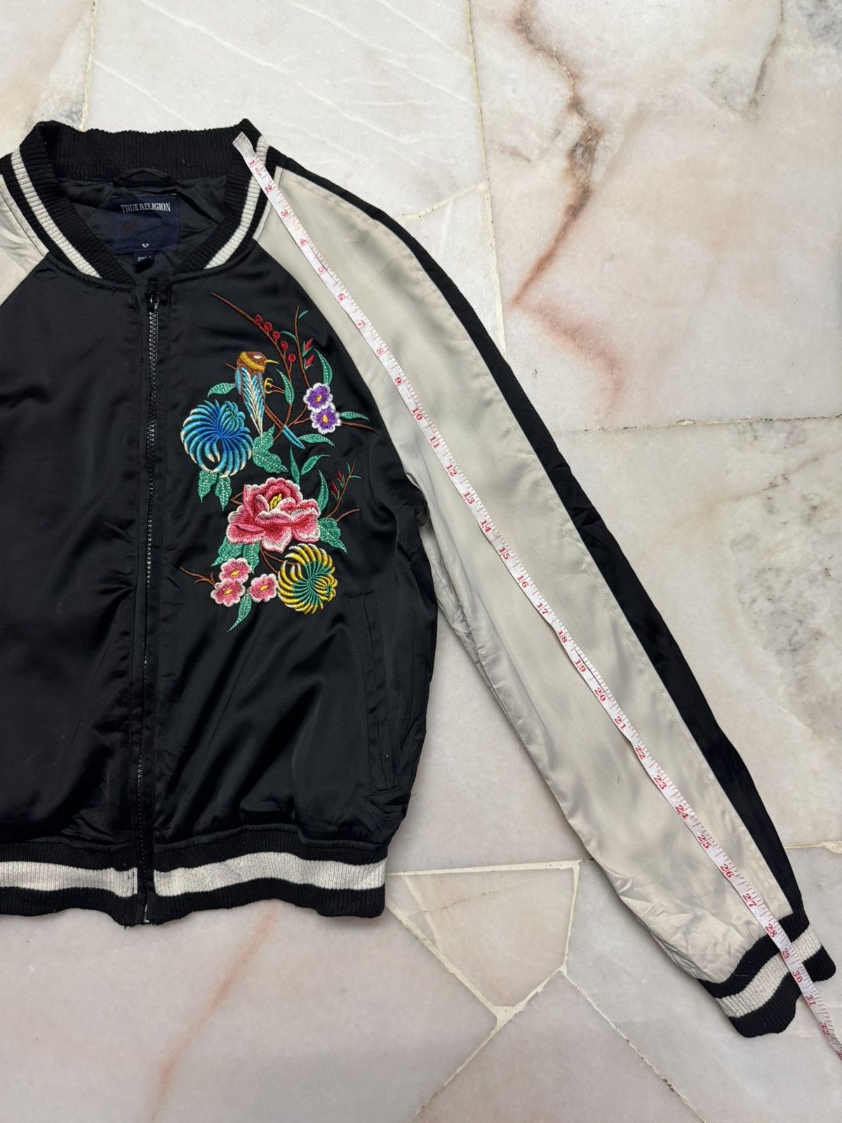 True Religion RARE TRUE RELIGION HABITAT MOTIVE EMBROIDERY BOMBERS JACKET Size US XS / EU 42 / 0 - 16 Thumbnail