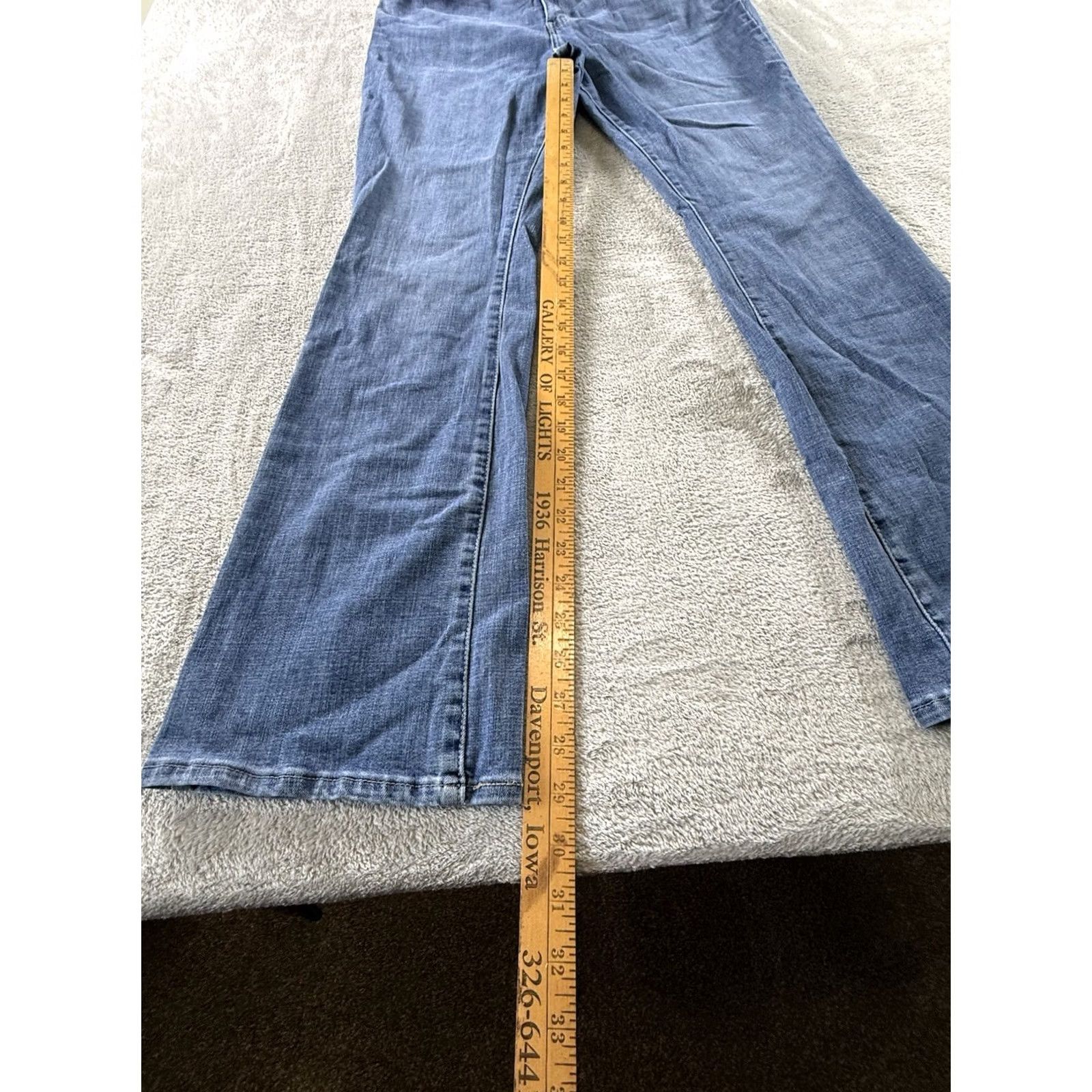 Levi's Levi's Jeans Bootcut 32 Blue High Rise Womens Regular Inseam 32 Hippie Rodeo Cowboy Concert 725 Size 24" / US 00 / IT 34 - 4 Thumbnail